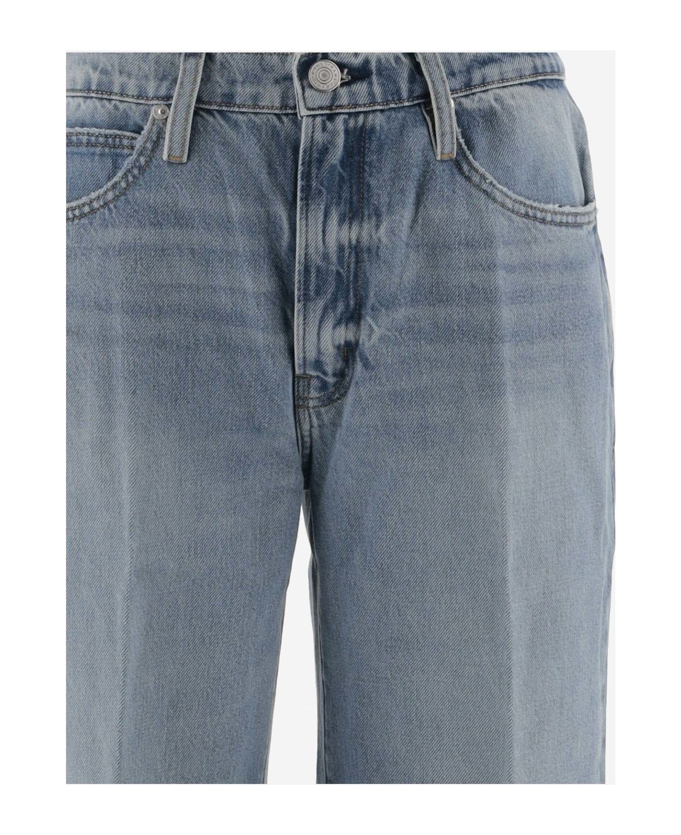 Frame Cotton Jeans - Denim