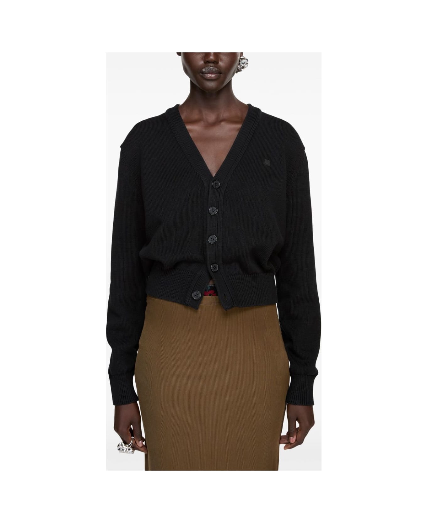 Acne Studios Cotton Cardigan - Black
