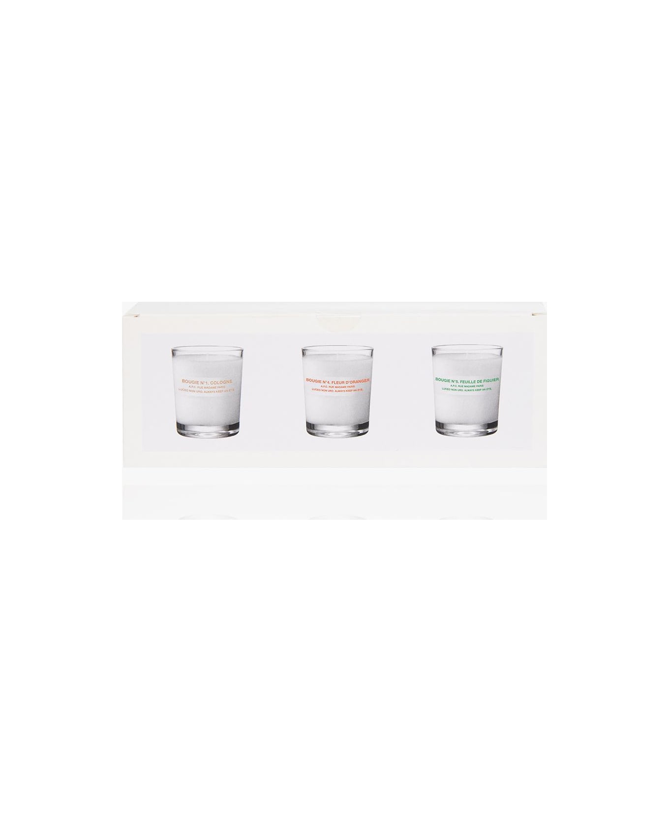 A.P.C. Set Of Three Scented Candles - VAZ CENTON