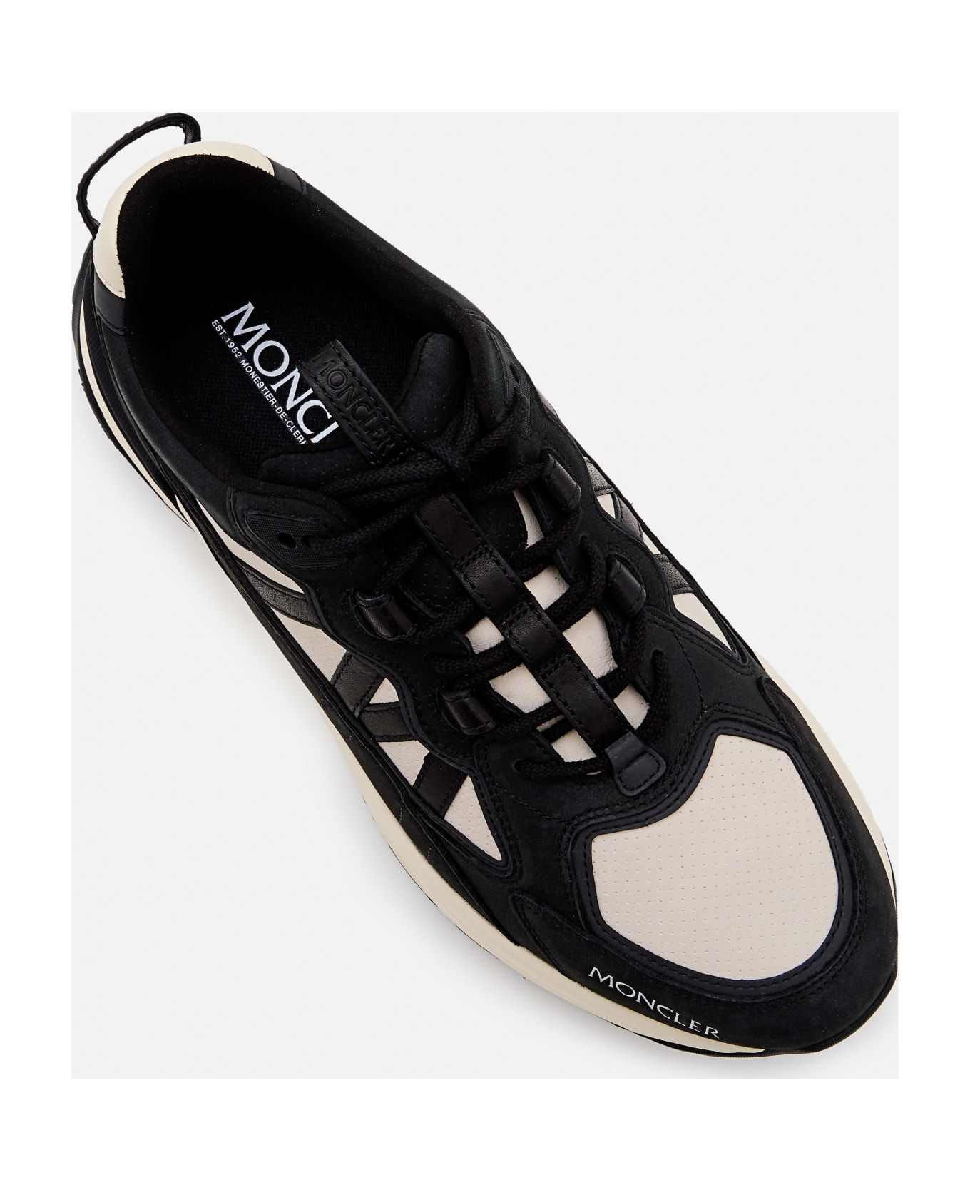 Moncler Lite Runner Low Top Sneakers - Black