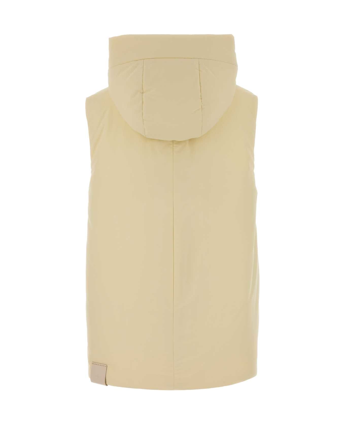 Jil Sander Cream Polyester Down Jacket - DUNE