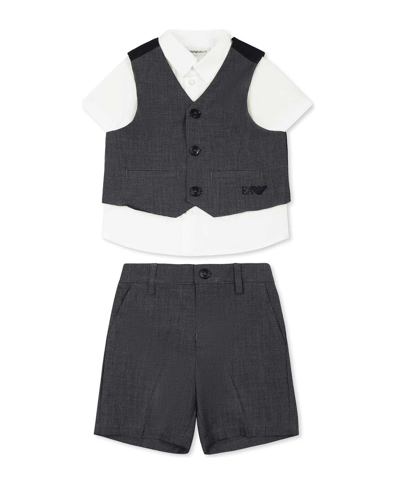 Emporio Armani Multicolor Set For Baby Boy With Iconic Logo - Multicolor