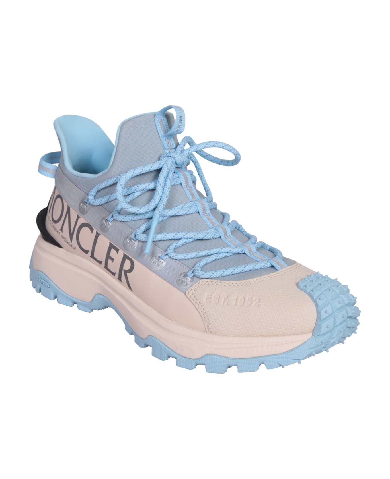 Moncler Sky Blue And Beige Trailgrip Lite 2 Sneakers - Blue
