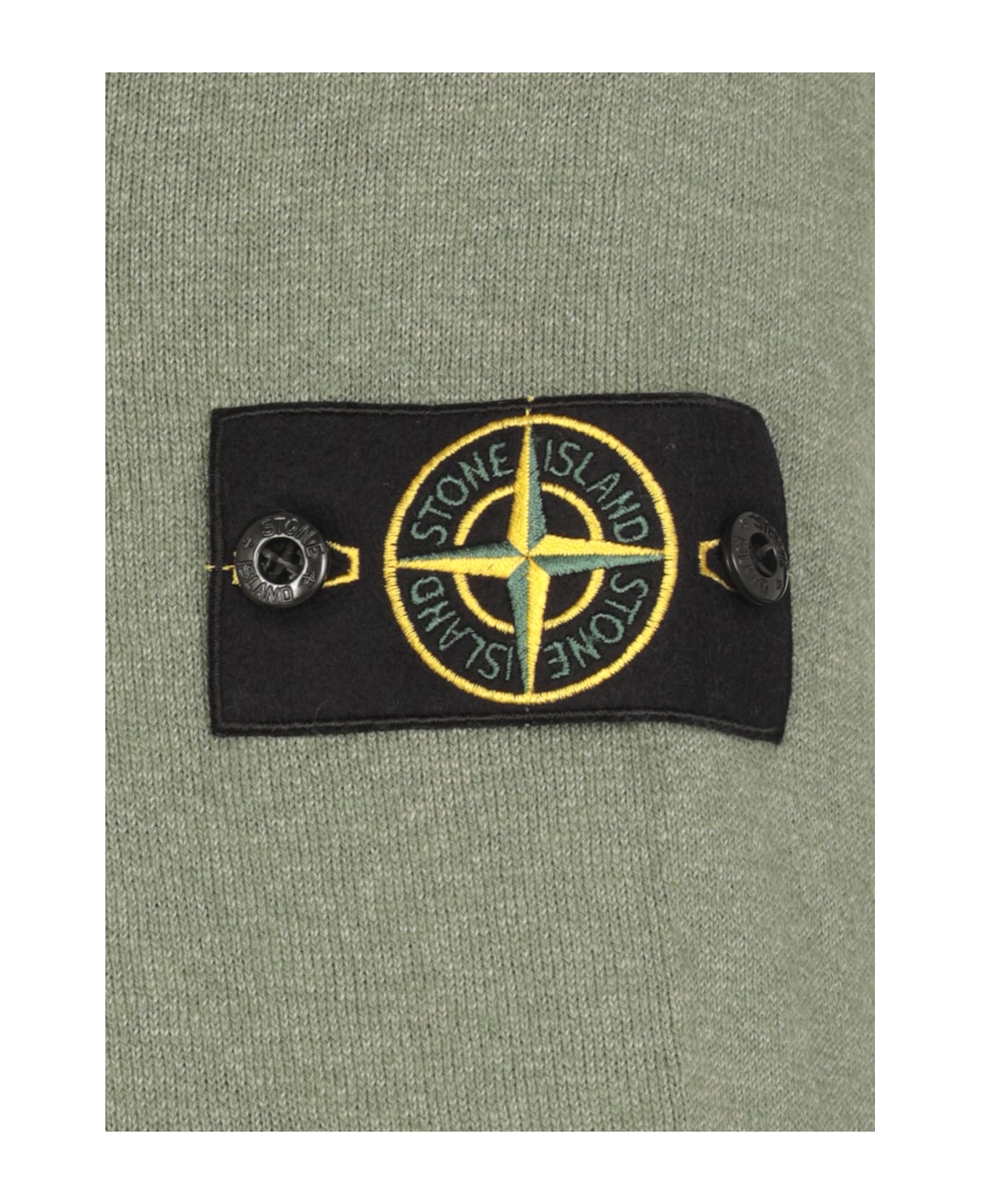 Stone Island Logoed Sweater - Green