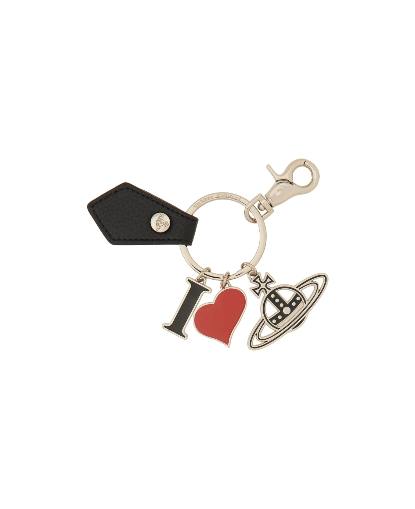 Vivienne Westwood Portachiave "i Love Orb" - BLACK