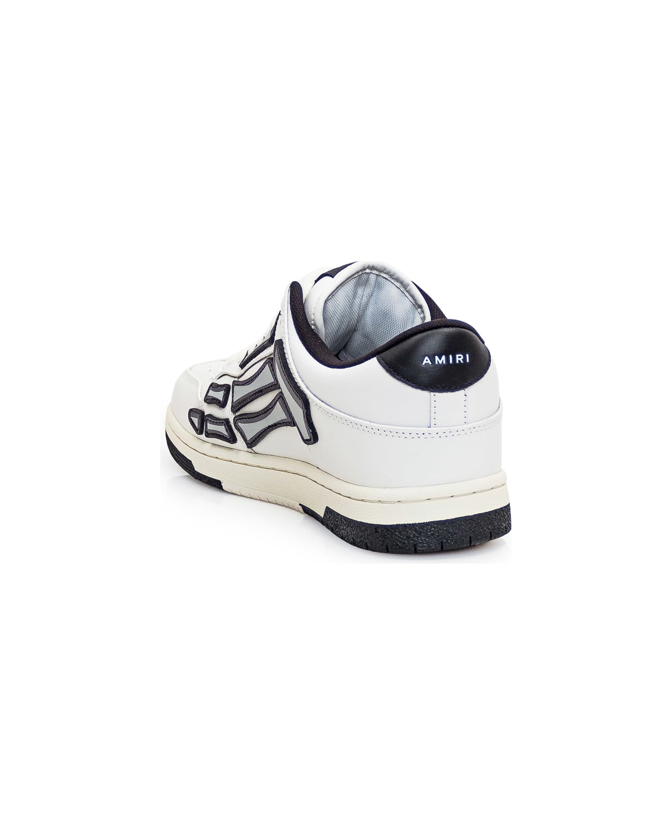 AMIRI Skel Top Sneaker - WHITE/BLACK