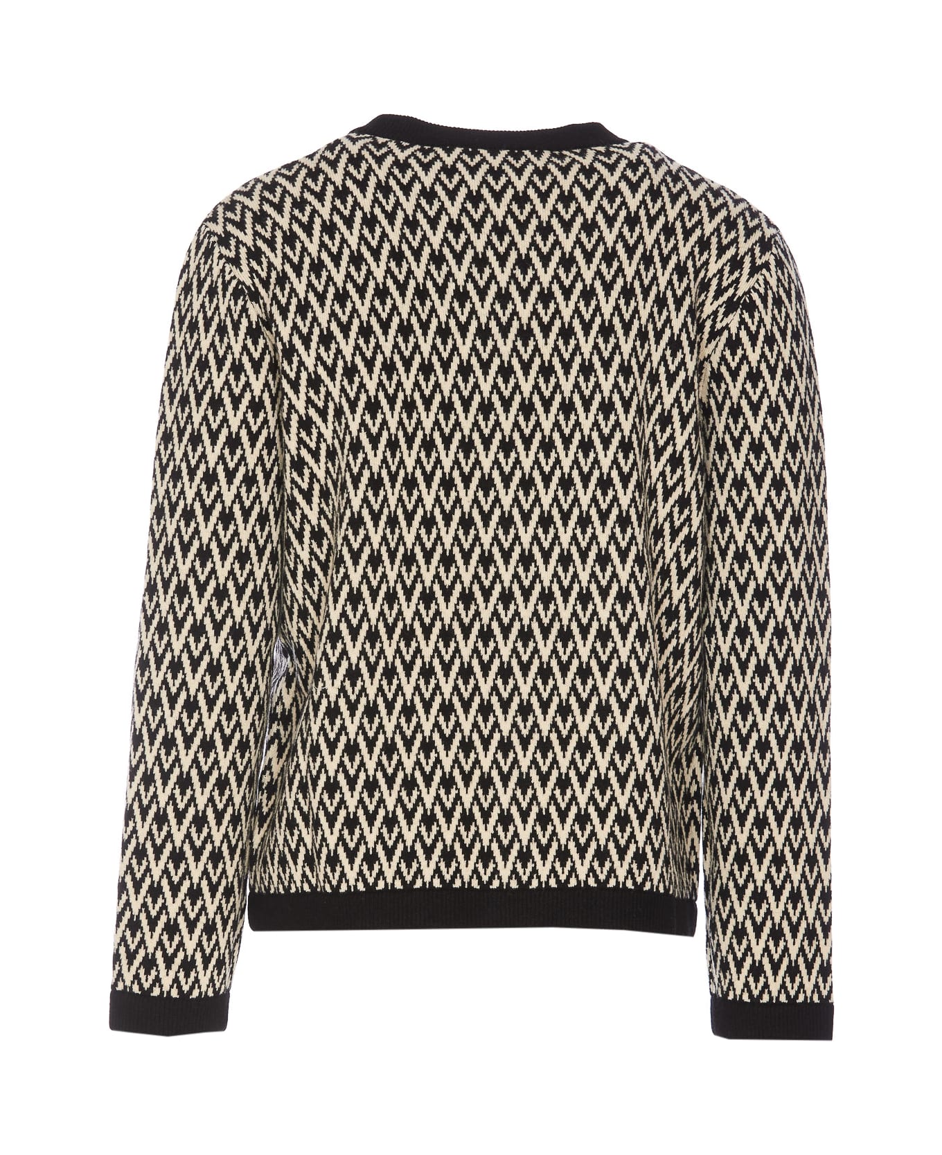 Valentino Garavani Toute La V Motif Cardigan - Black
