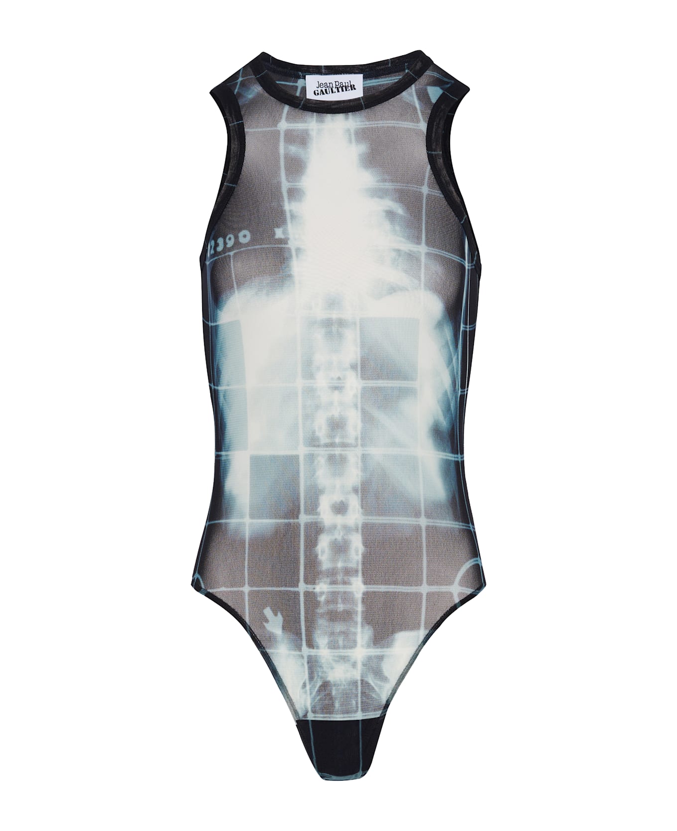 Jean Paul Gaultier Crewneck Bodysuit - Black