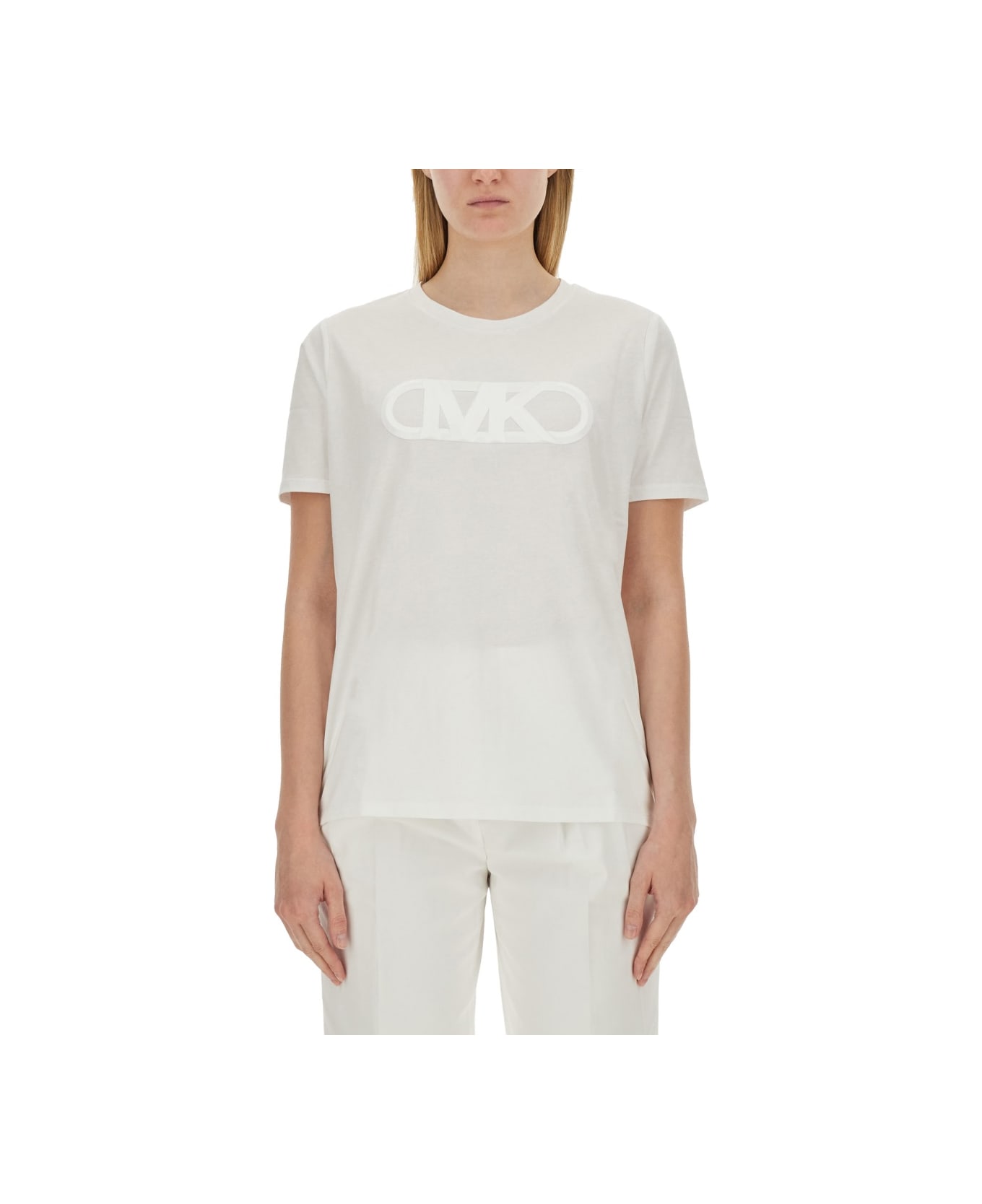Michael Kors T-shirt With Logo - WHITE