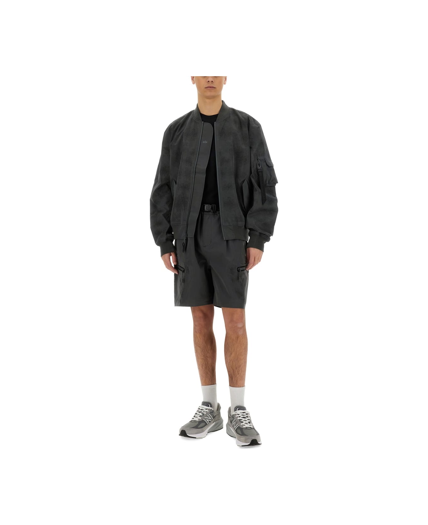 Alpha Industries "l-2b Laser Cut" Jacket - GREY