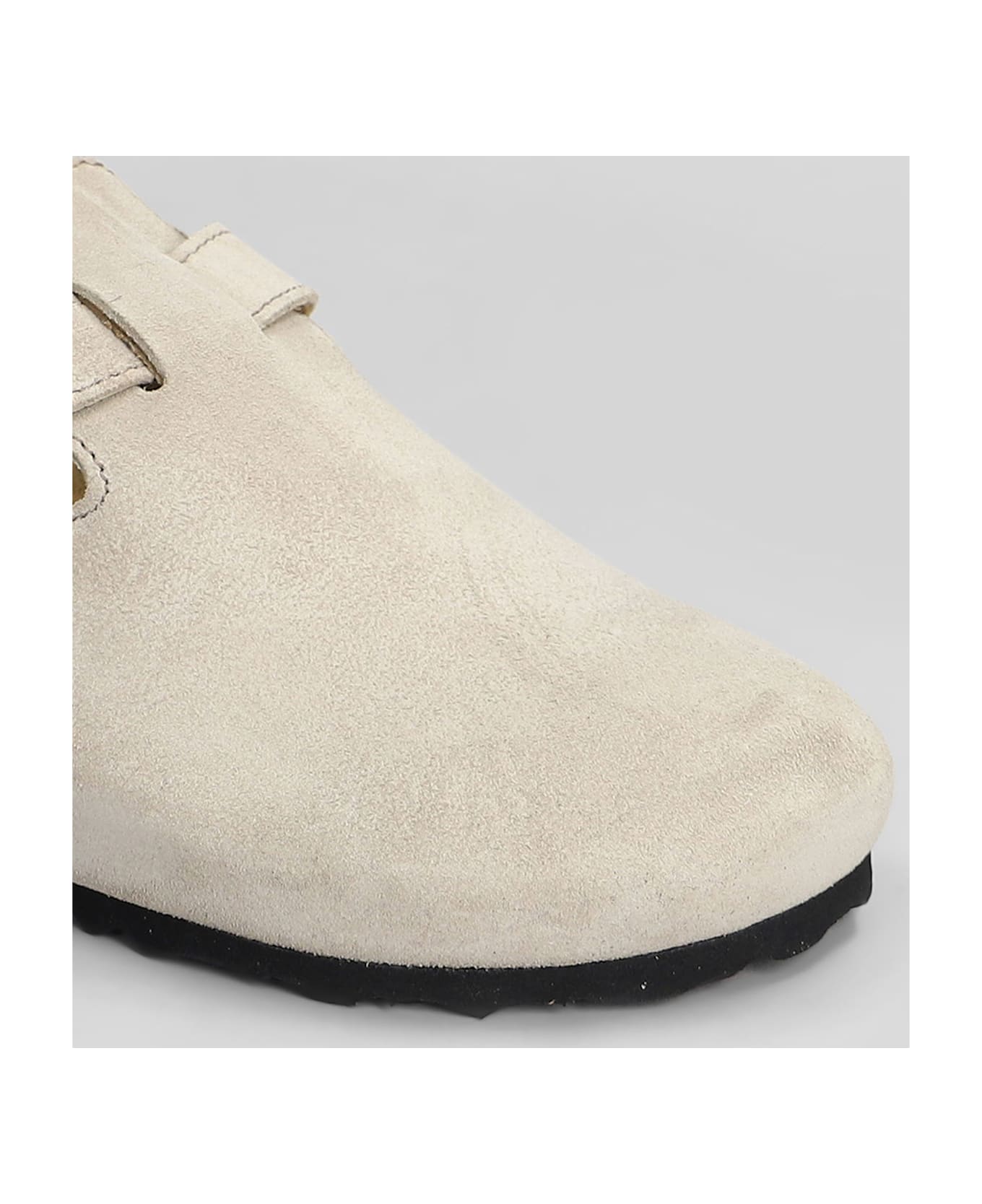Cubanas Maria Slipper-mule In Grey Suede - grey