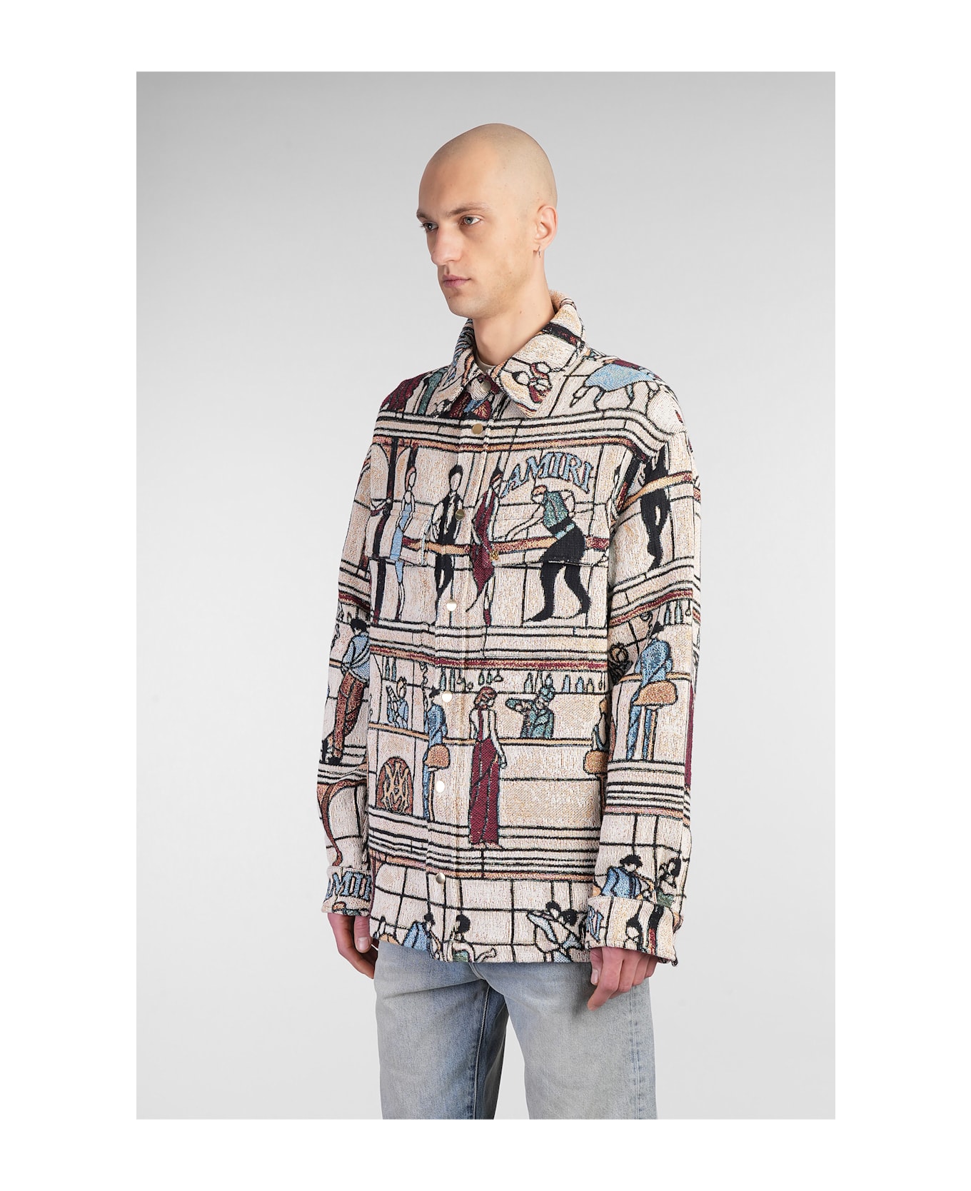 AMIRI Casual Jacket In Beige Cotton - beige