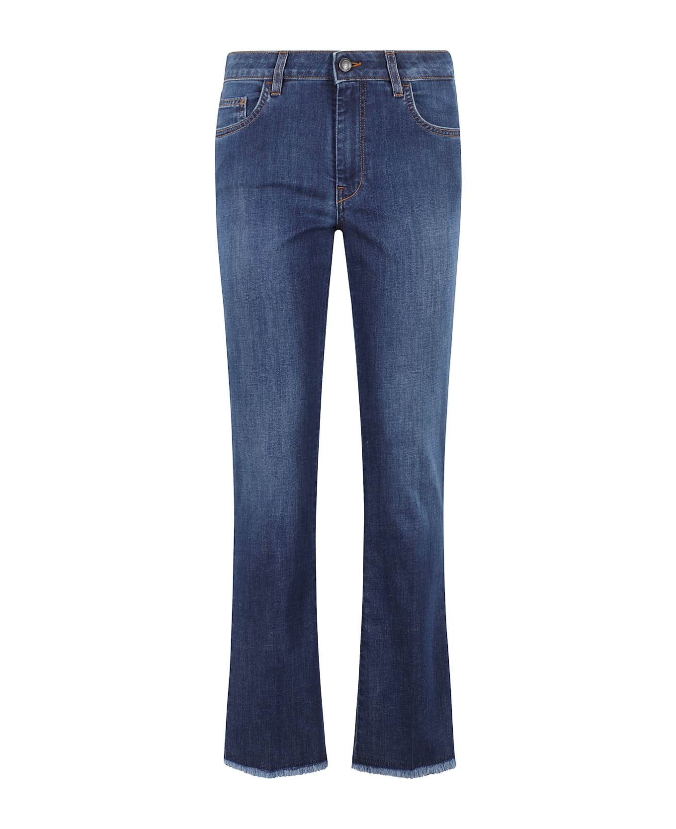 Fay Cotone Trousers - Indaco