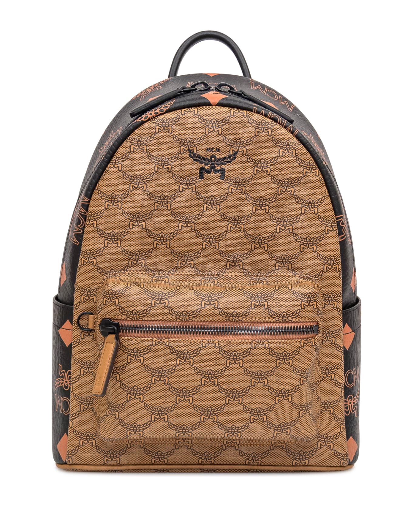 MCM Monogram Backpack - COGNAC