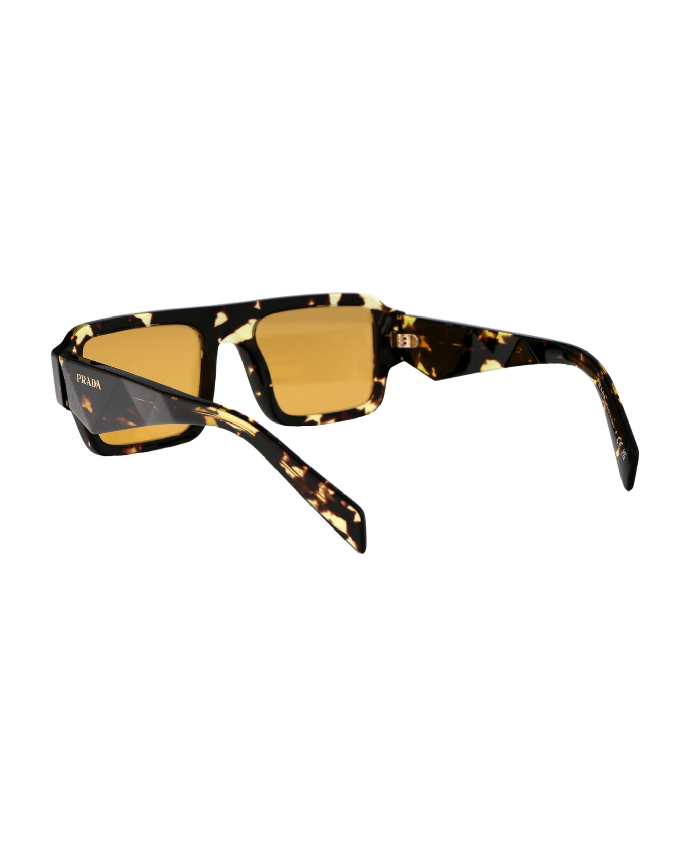 Prada Eyewear 0pr A05s Sunglasses - 16O10C Black Malt Tortoise