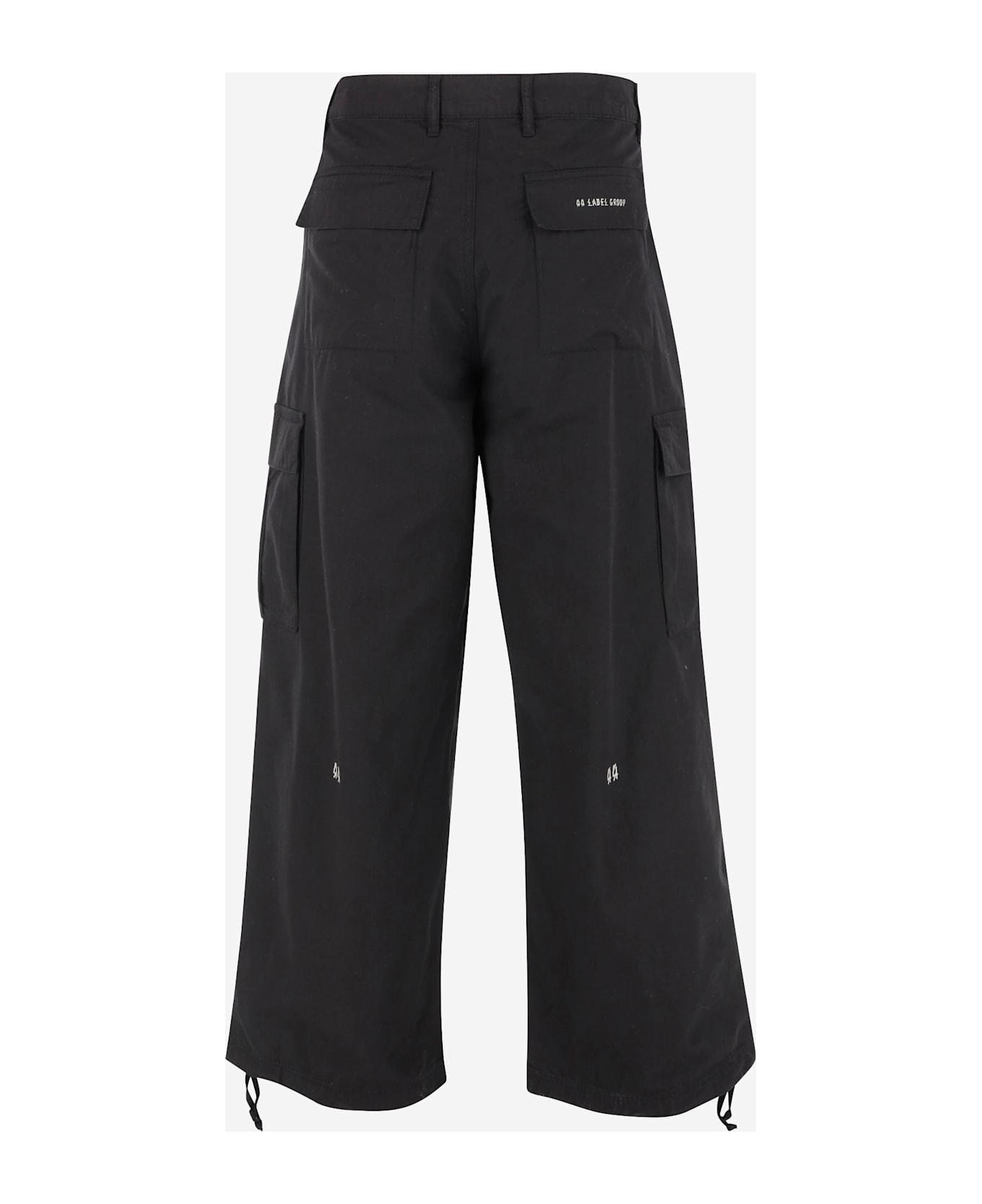 44 Label Group 44 Lizard Cotton Pants - BLACK