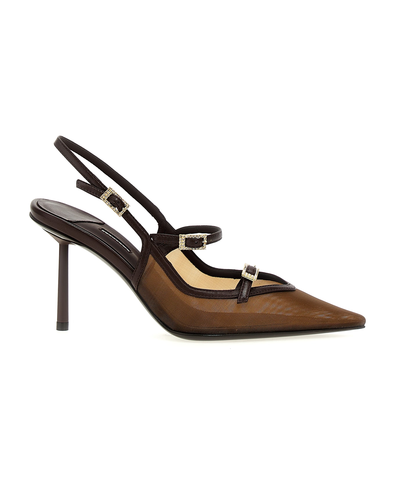 Le Silla 'morgana' Slingback - Brown