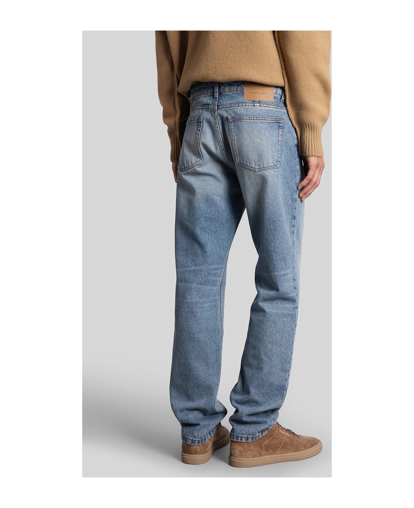 Ami Alexandre Mattiussi Jeans In Blue Cotton - blue