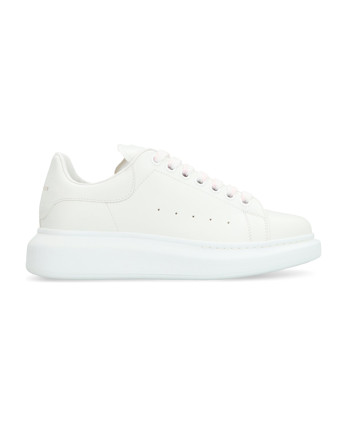 Alexander McQueen Leather Chunky Sneakers - White