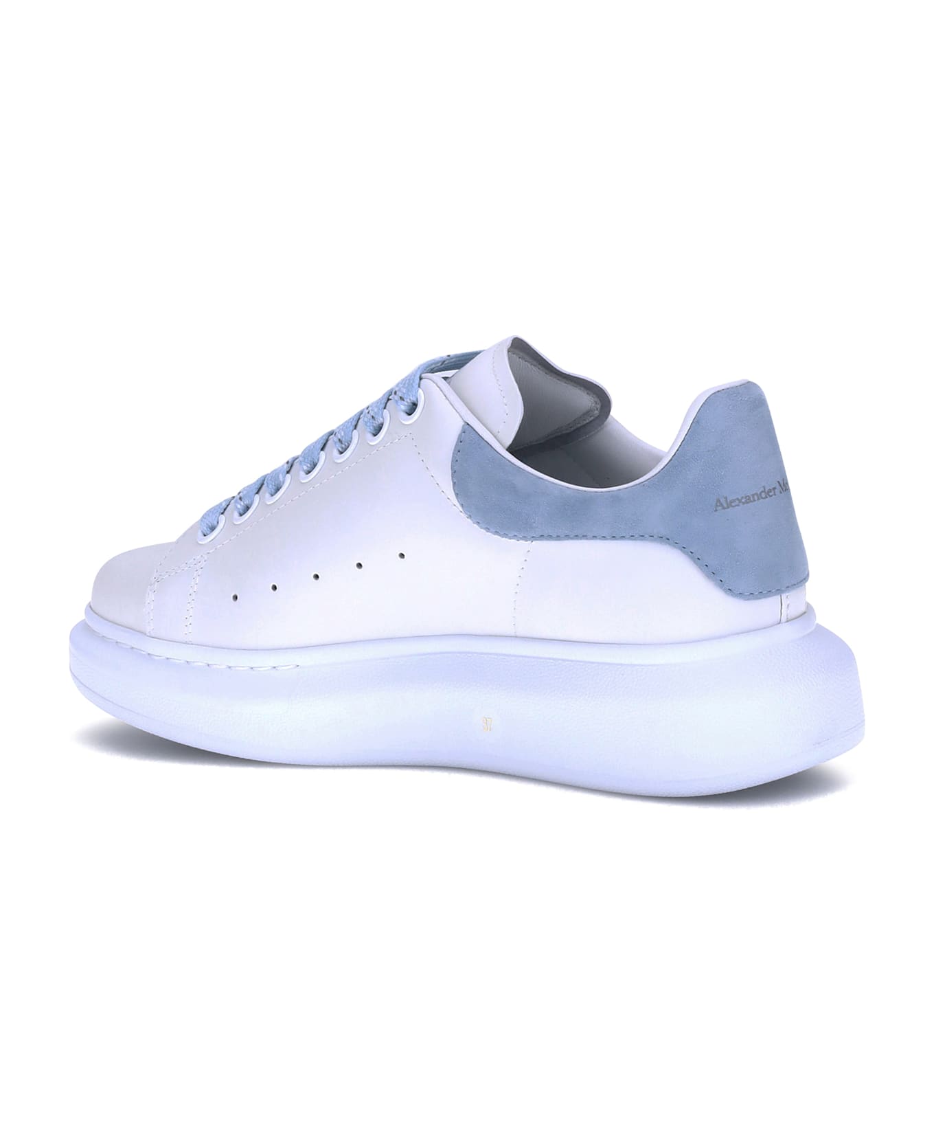 Alexander McQueen Leather Sneakers - White