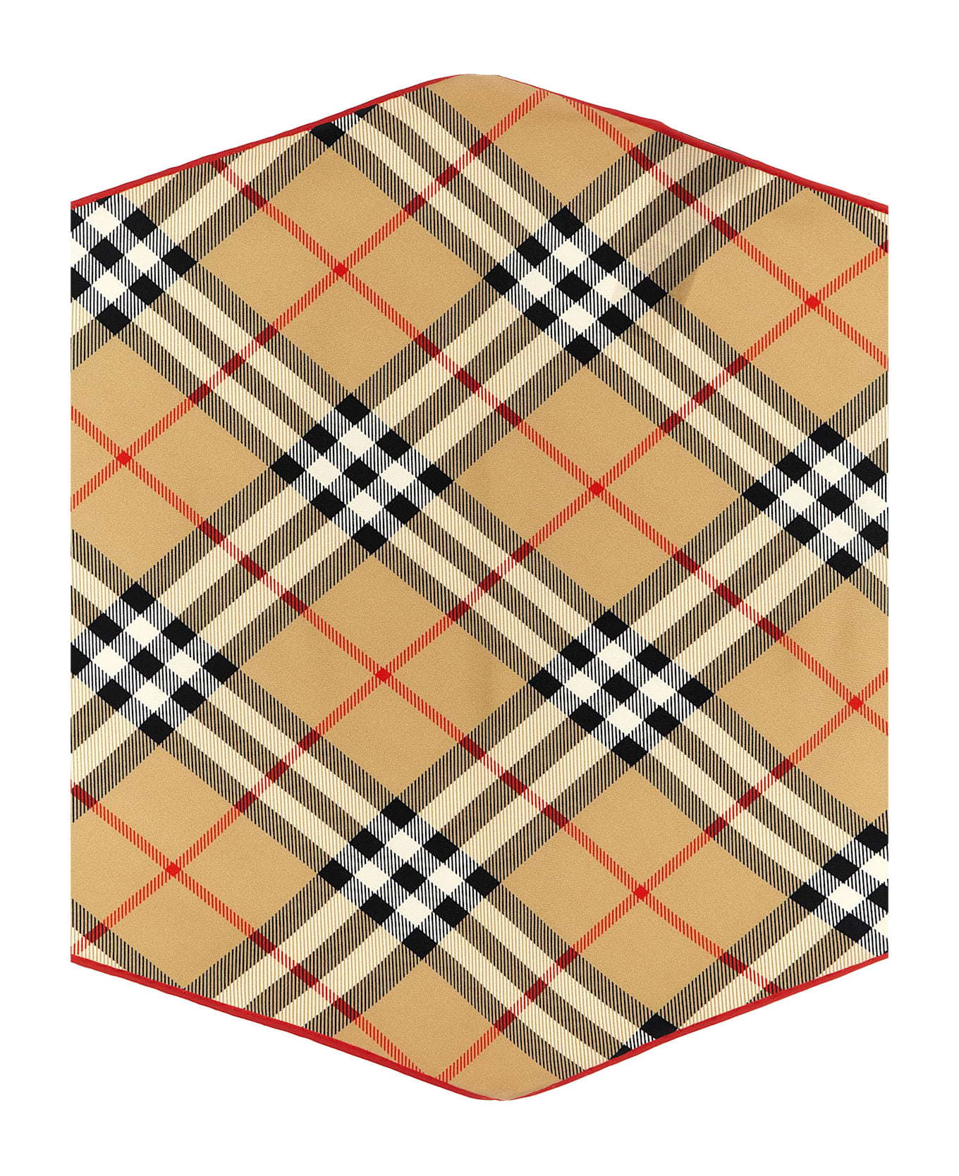 Burberry Check Silk Scarf - Multicolor