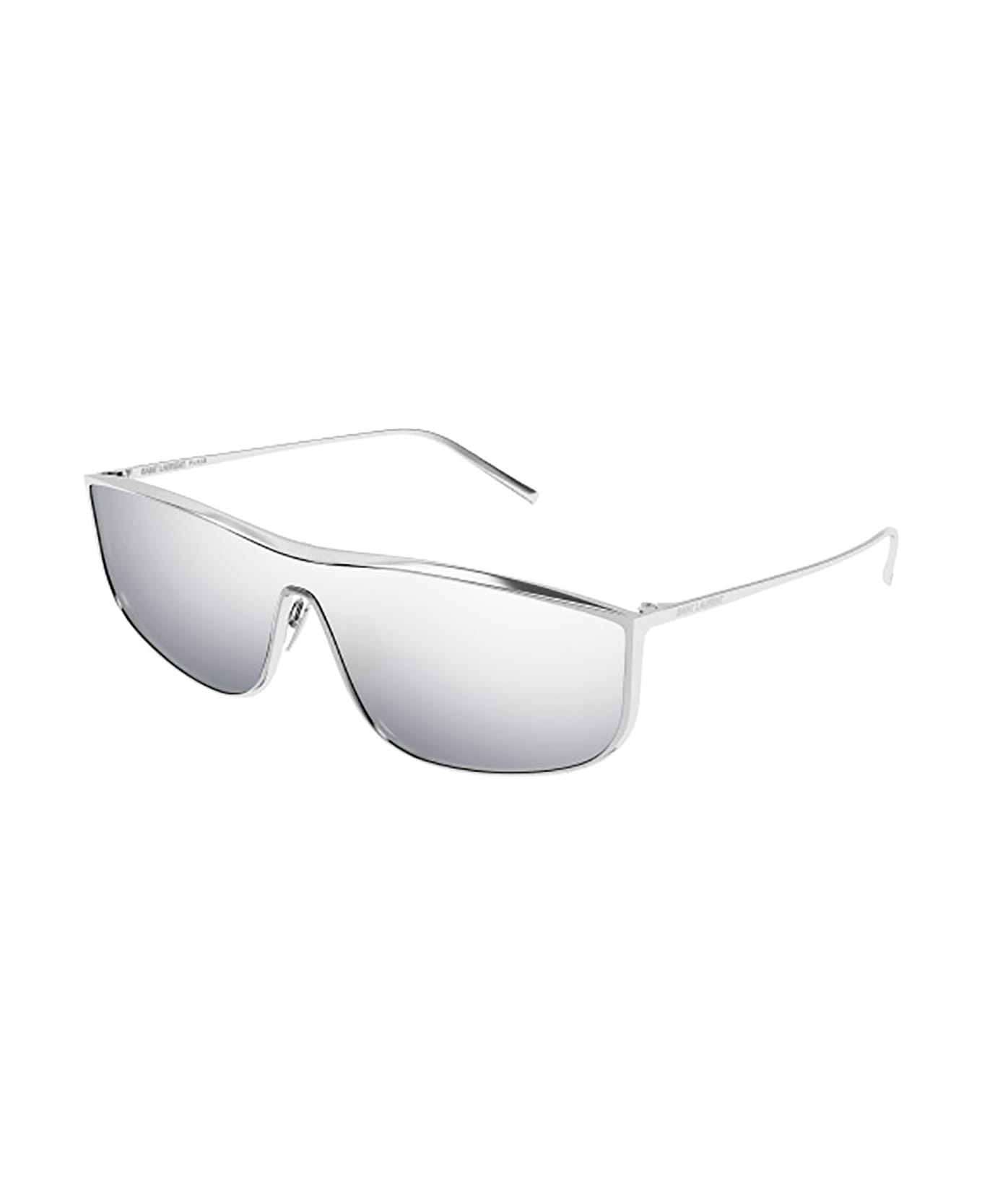 Saint Laurent Eyewear SL 605 LUNA Sunglasses - Silver Silver Silver