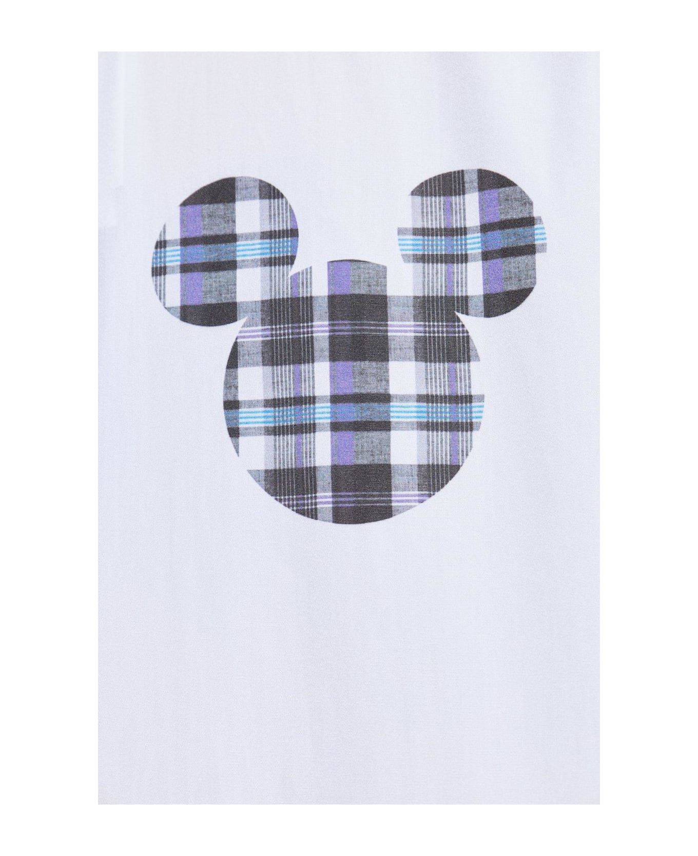 Comme des Garçons Shirt Asymmetric Hem Shirt - White/check