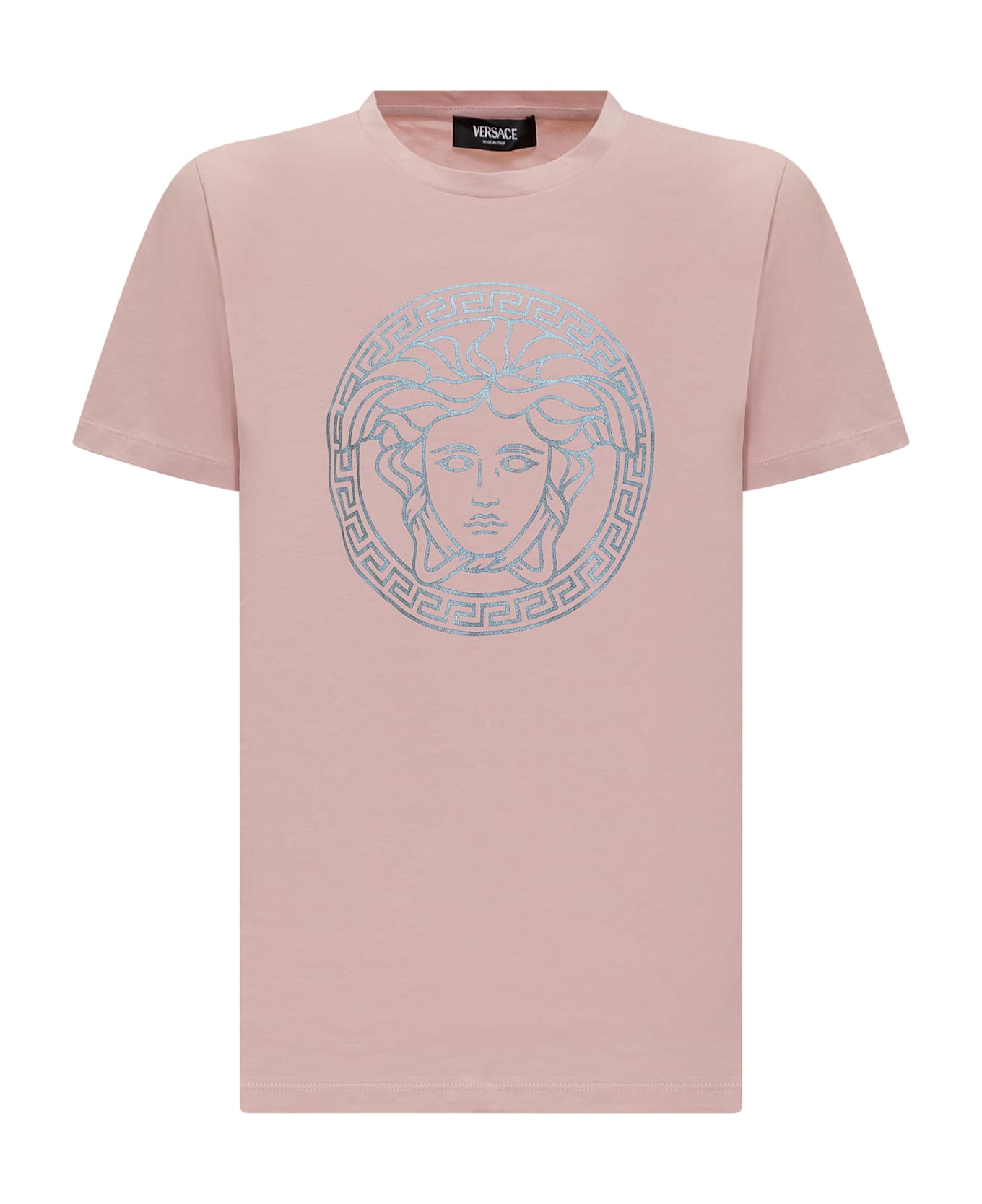 Versace T-shirt - DUSTY ROSE-BLUE