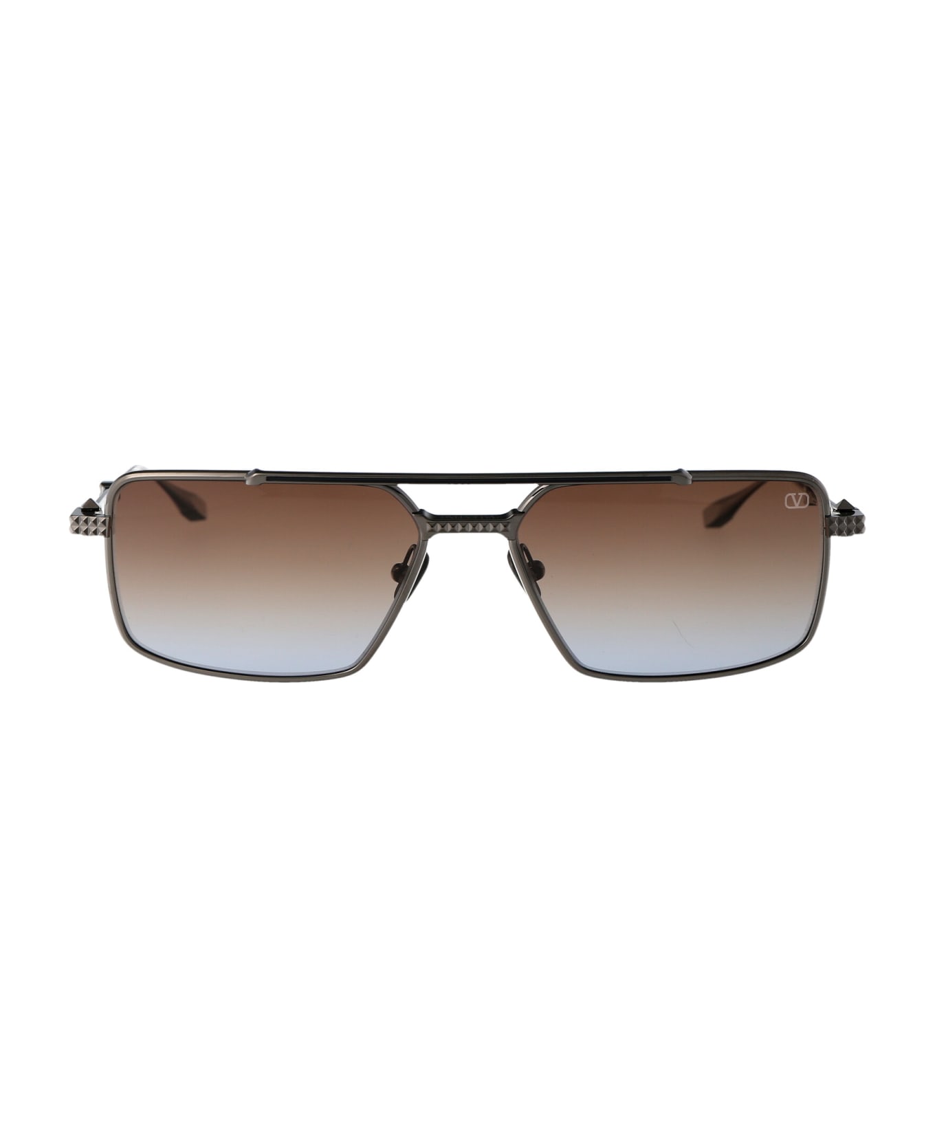 Valentino Eyewear V - Sei Sunglasses - 111C BLK - BLU