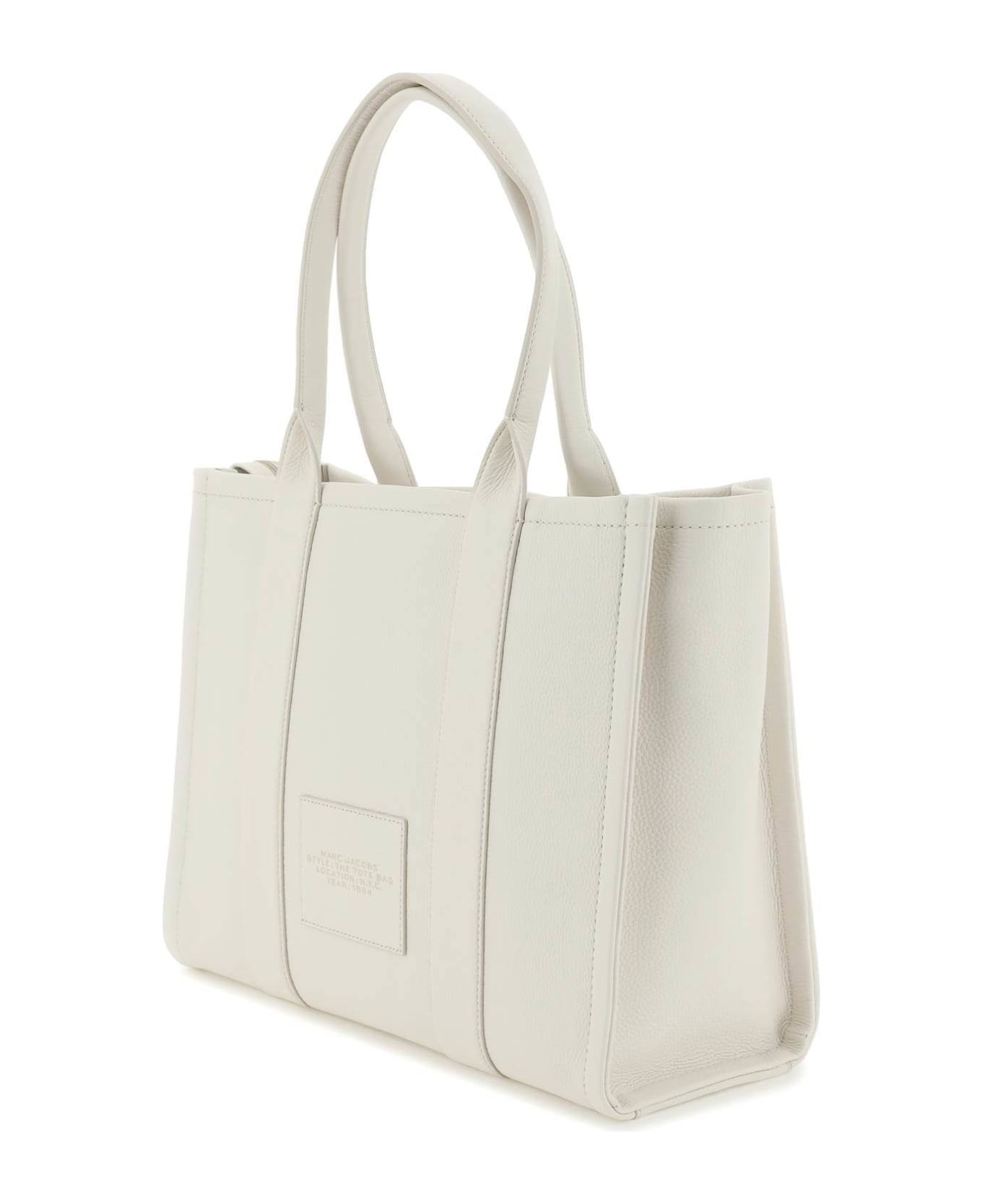 Marc Jacobs Leather Tote Bag - Cream