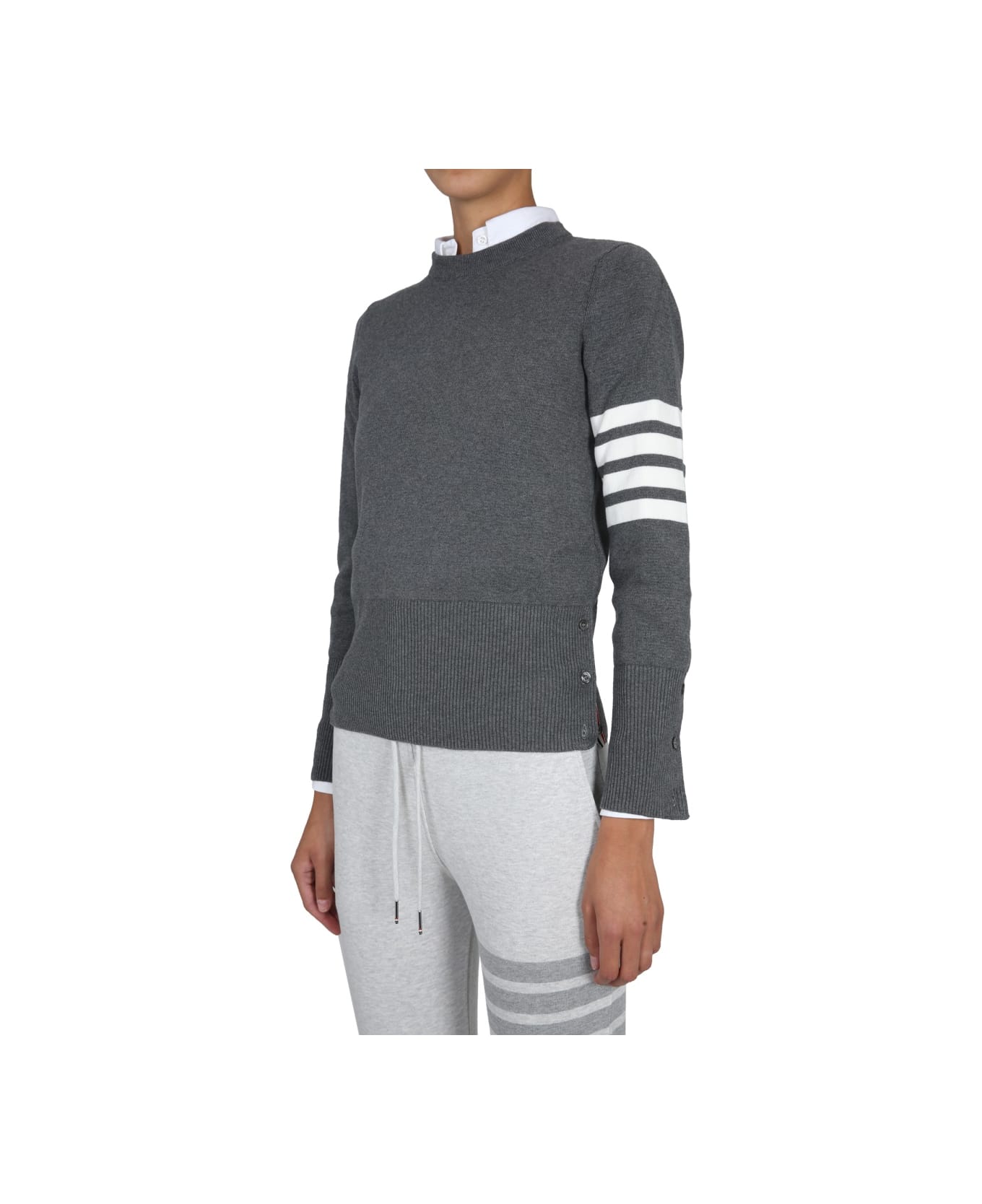 Thom Browne Cotton Jersey - GREY