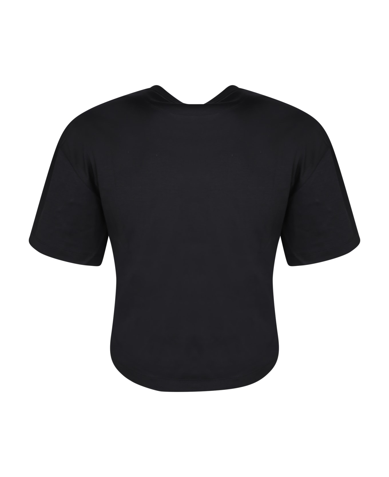 Paco Rabanne Black Ring Crop T-shirt - Black