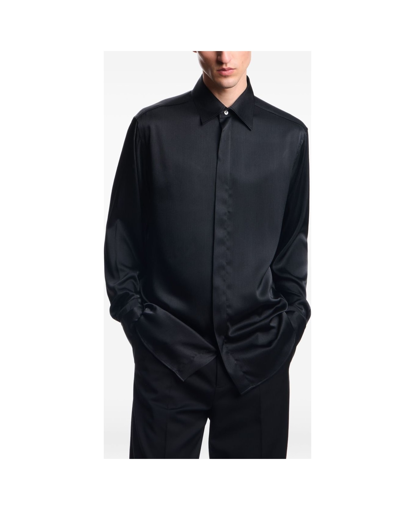 Emporio Armani Classic Shirt - Black