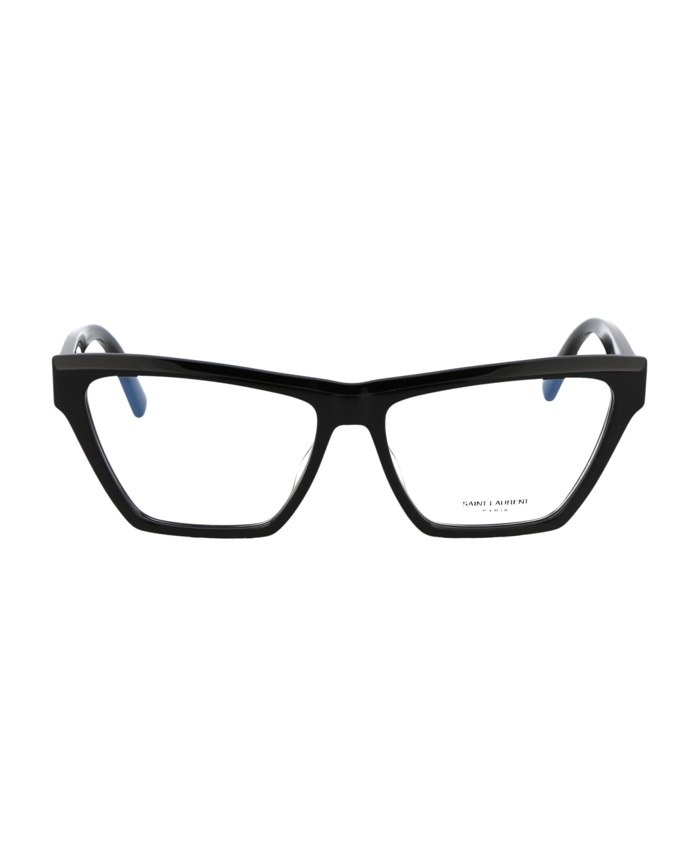 Saint Laurent Eyewear Sl M103 Opt Glasses - 002 BLACK BLACK TRANSPARENT アイウェア