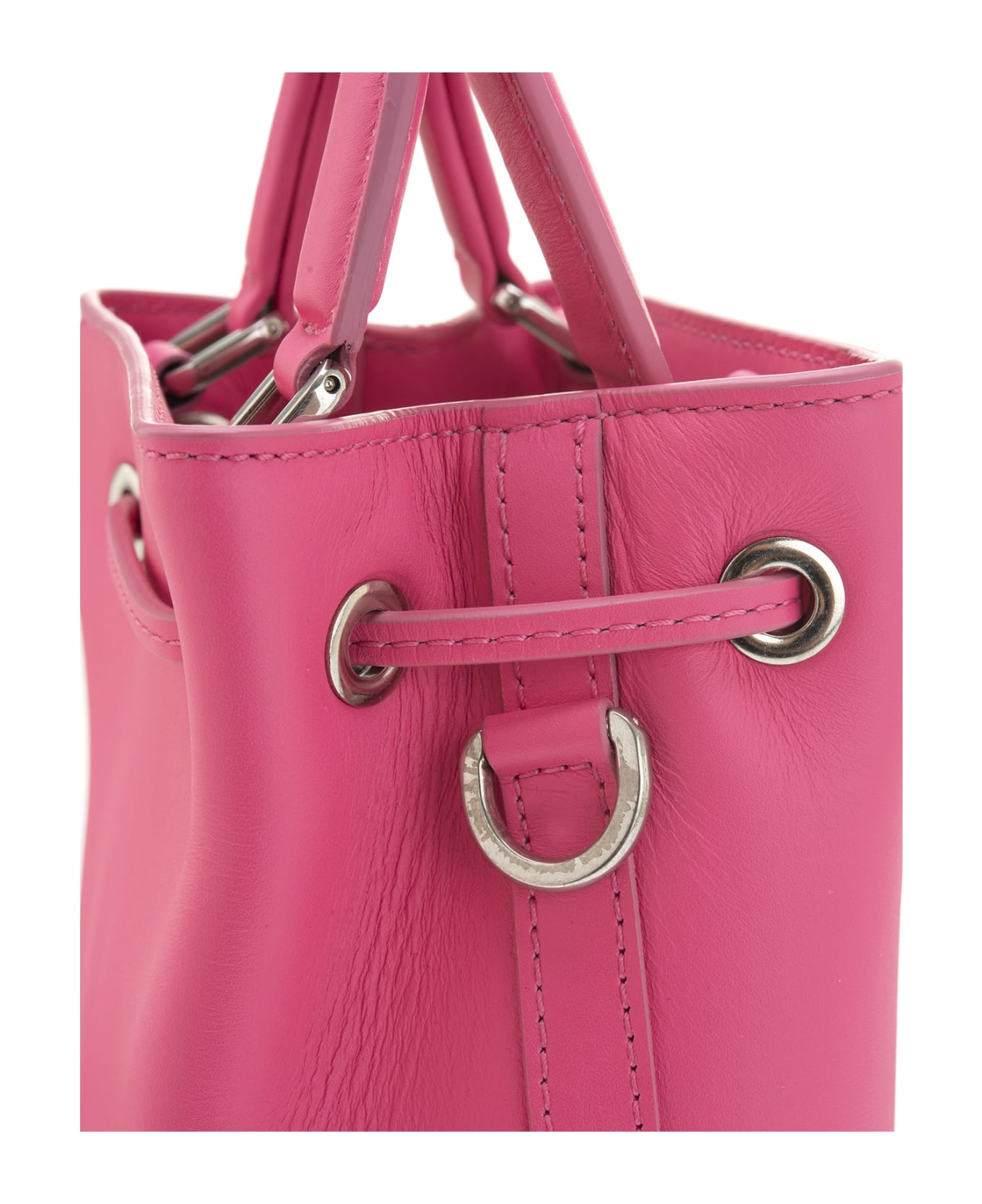 Au Départ Fuchsia Petite Dauphine Bag