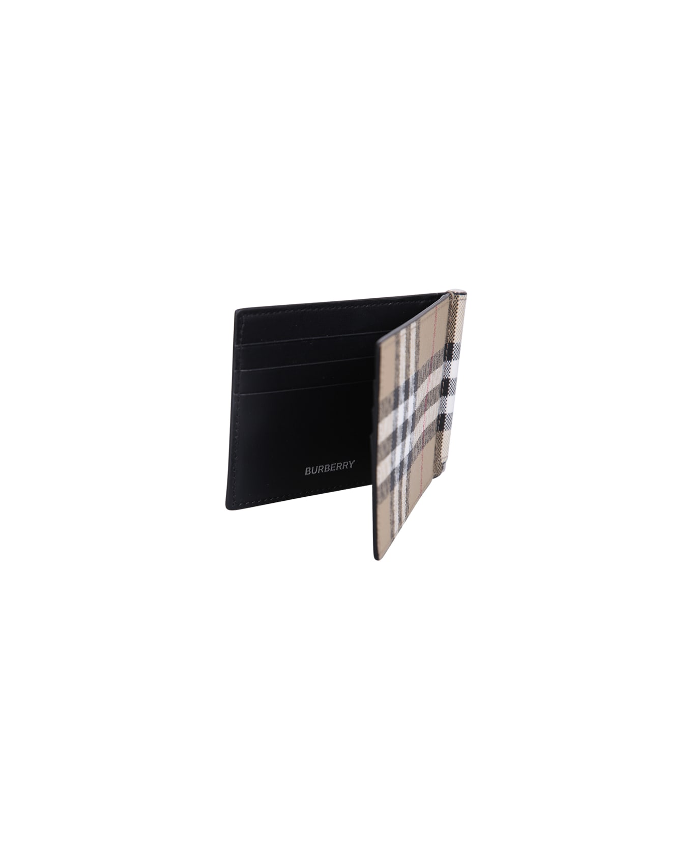 Burberry Bi-fold Wallet - Beige