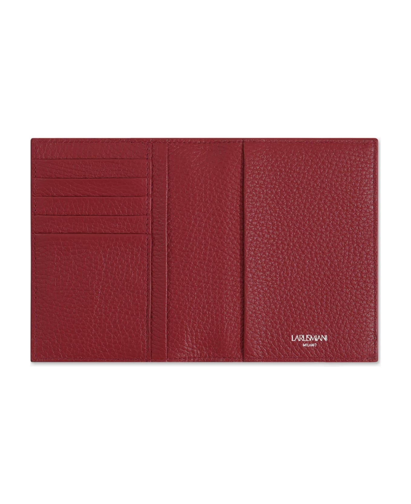 Larusmiani Passport Cover Fiumicino Accessory - DarkRed