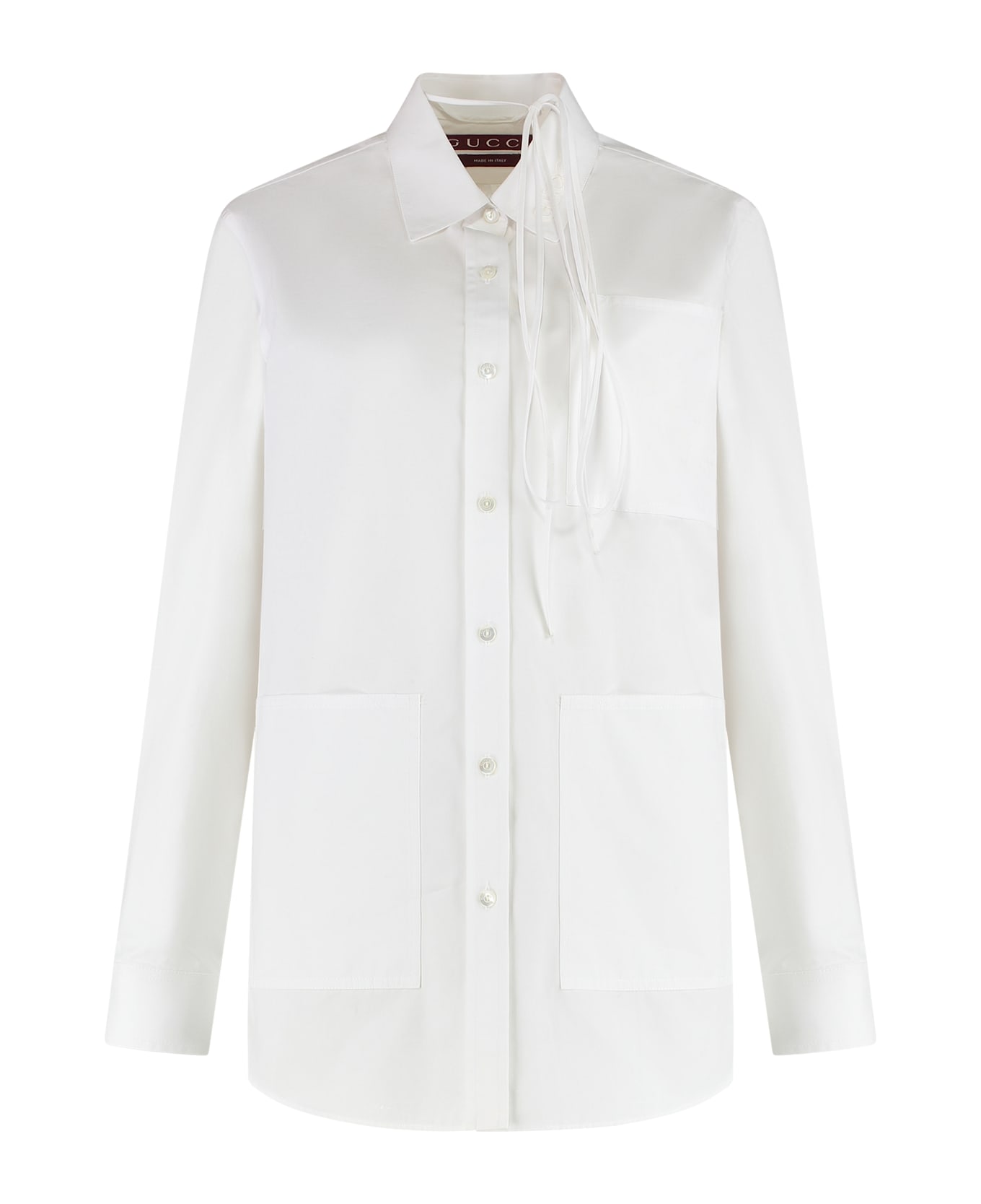 Gucci Cotton Poplin Shirt - White