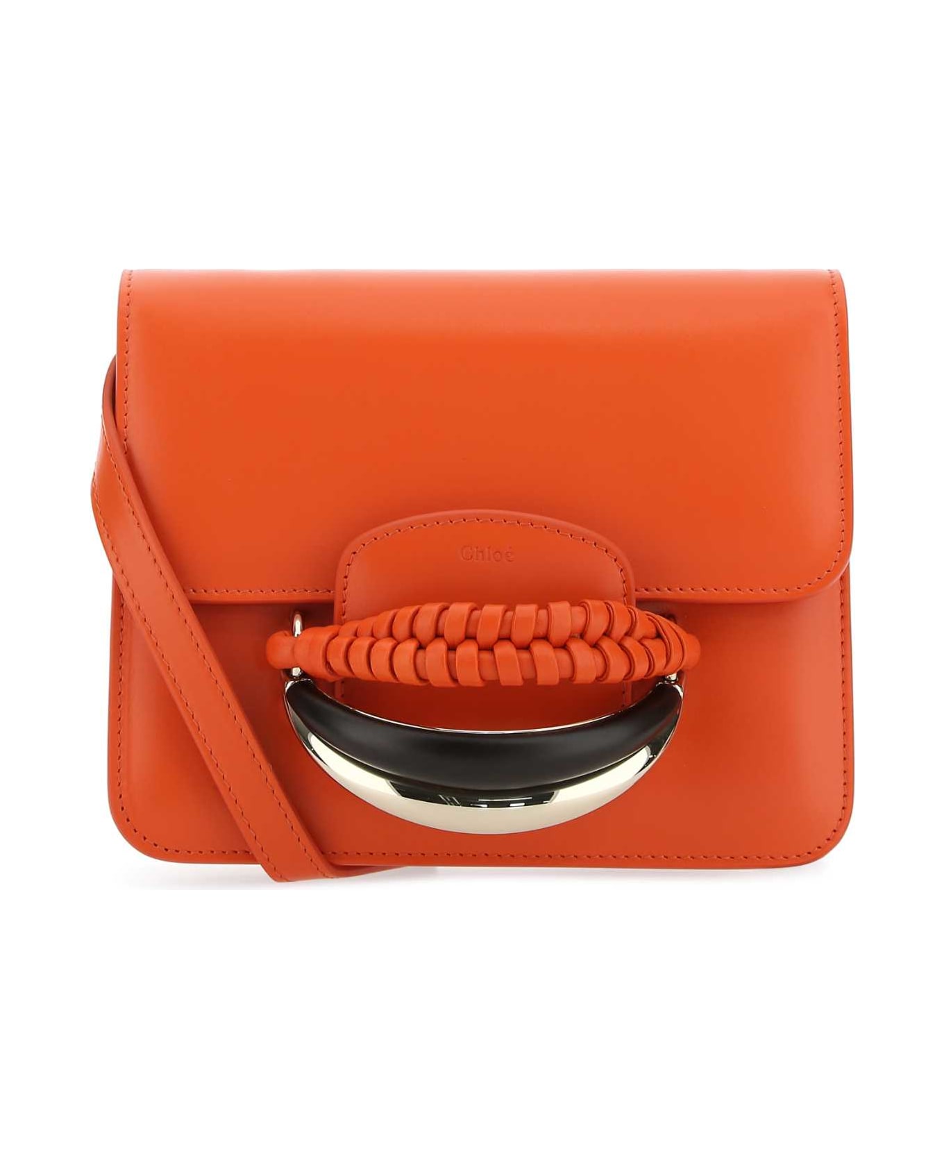 Chloé Orange Leather Kattie Clutch - 837 ショルダーバッグ