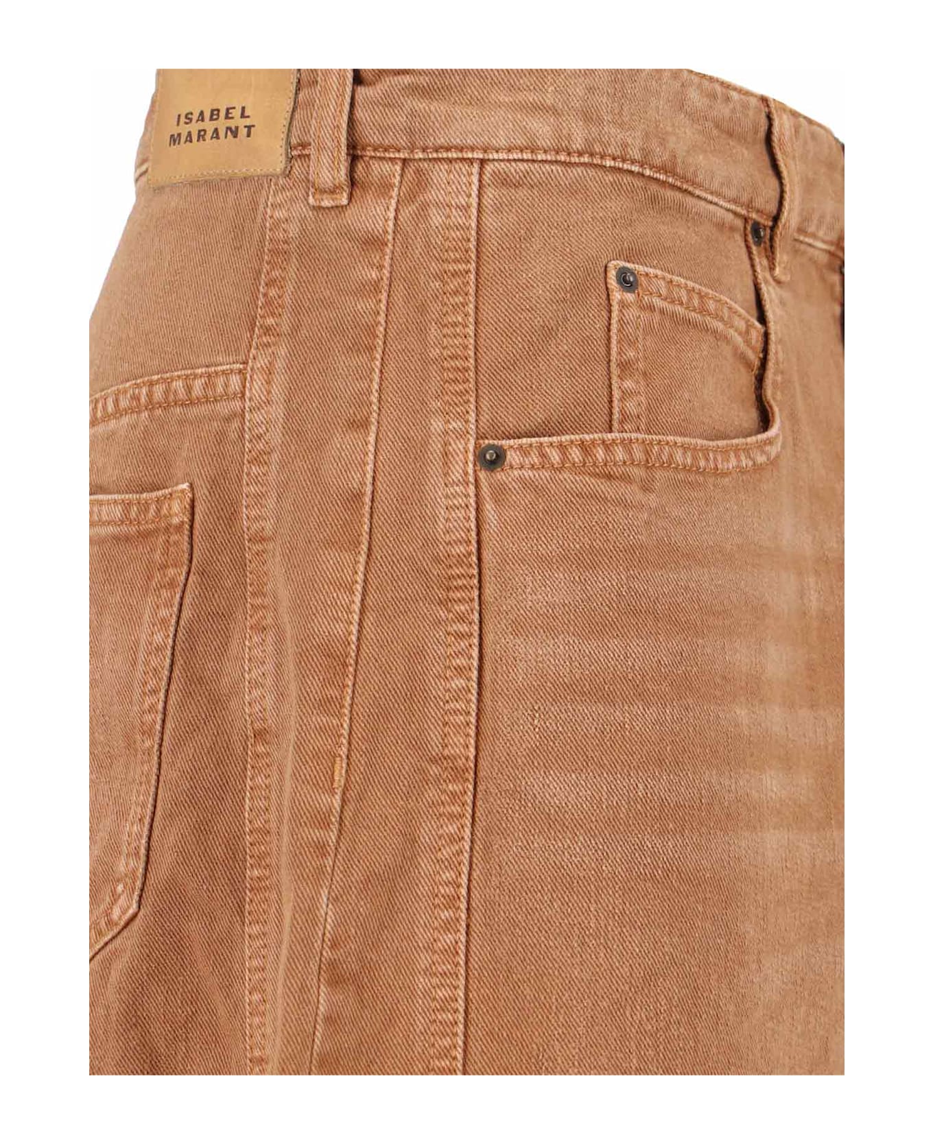 Isabel Marant Straight Jeans - Brown