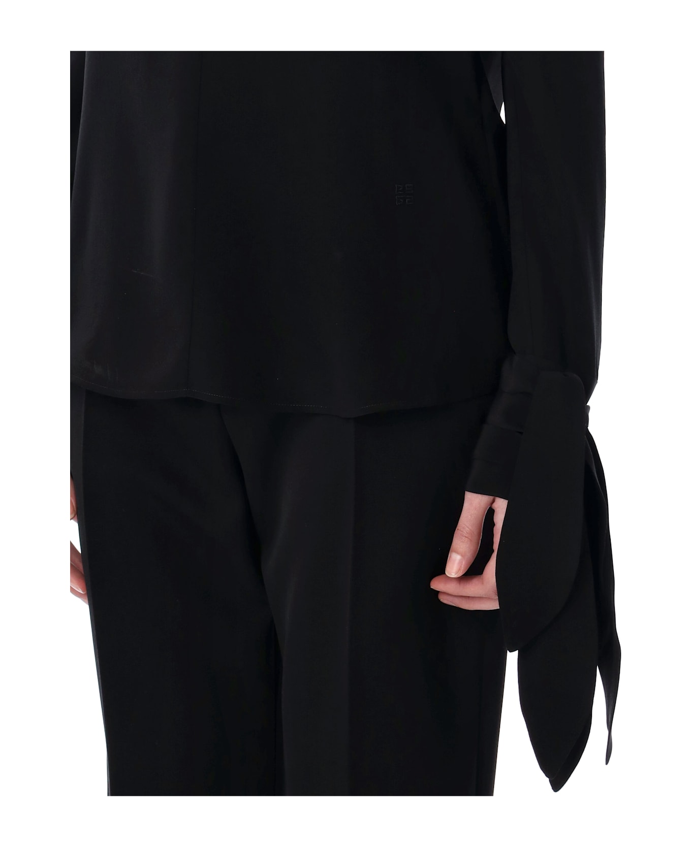 Givenchy Blouse With Bows - BLACK