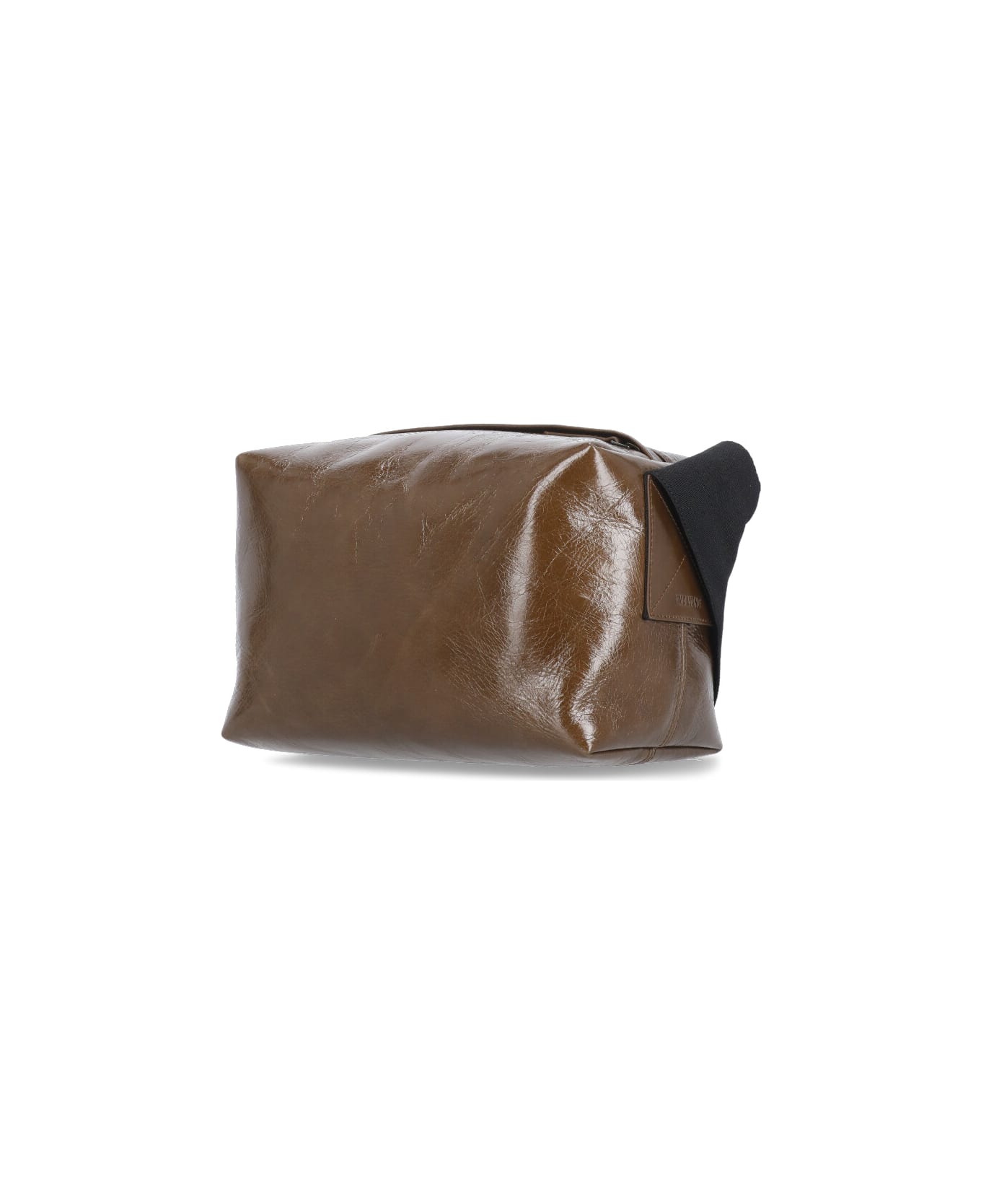 Uma Wang Leather Shoulder Bag - Brown