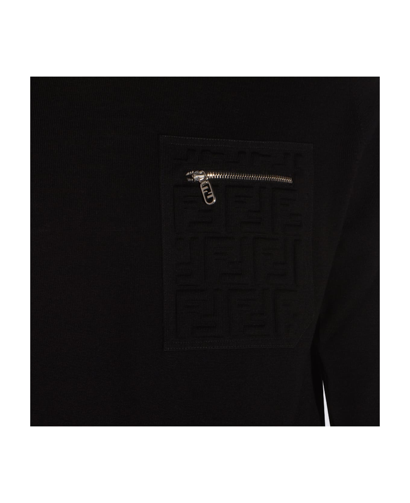 Fendi Black Wool Knitwear - Black