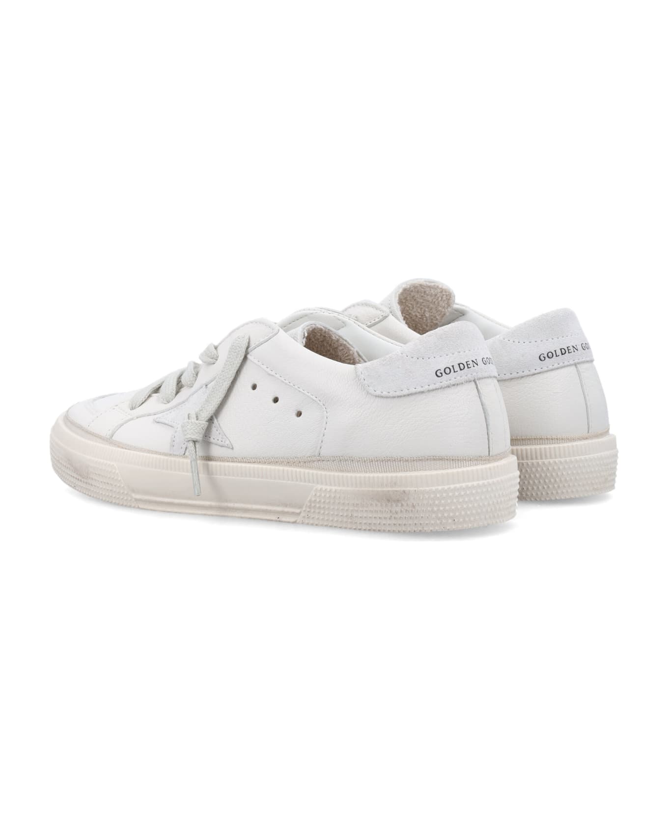 Golden Goose May Nappa Sneakers - OPTIC  WHITE