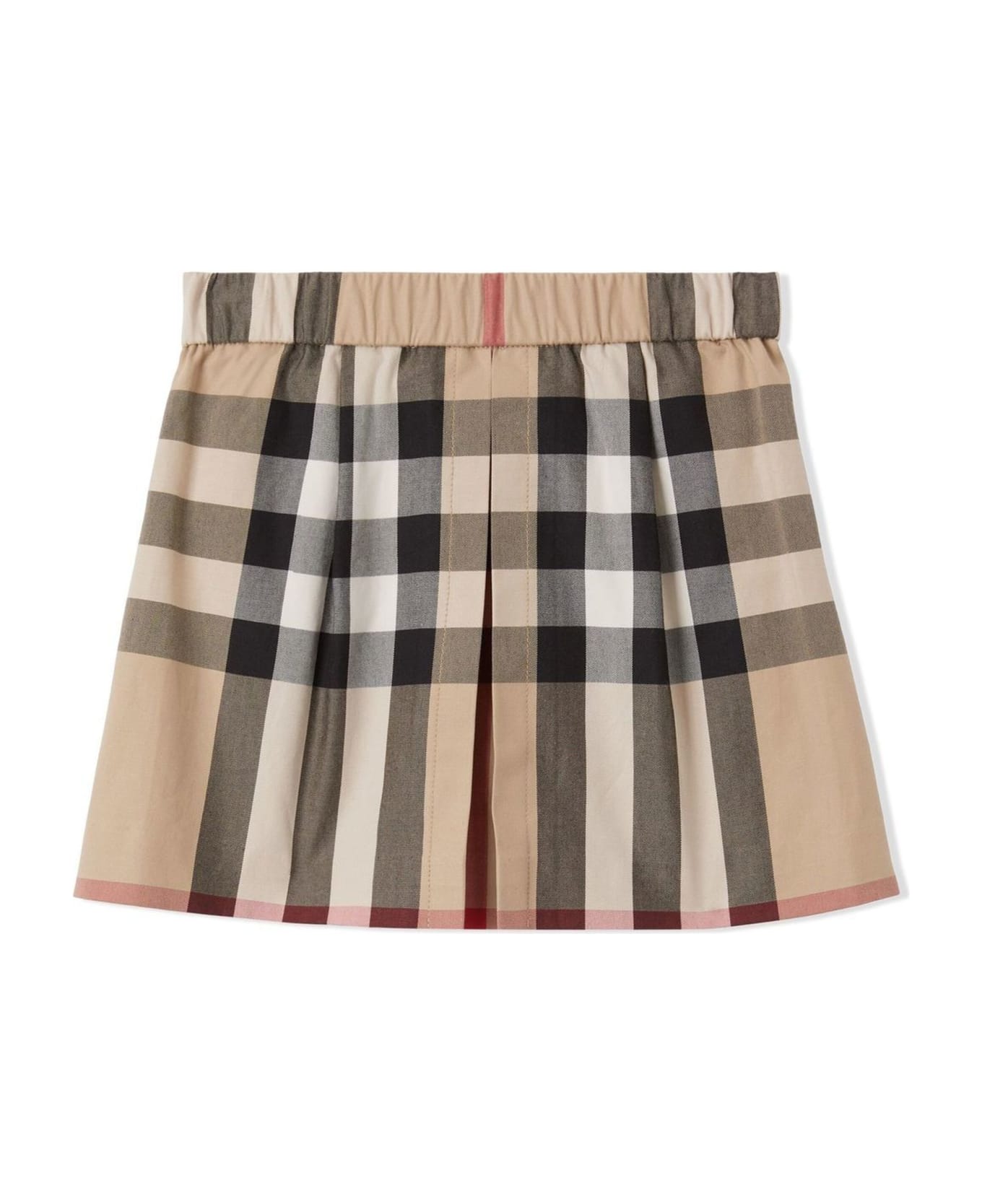 Burberry Beige Cotton Blend Skirt - BEIGE ボトムス