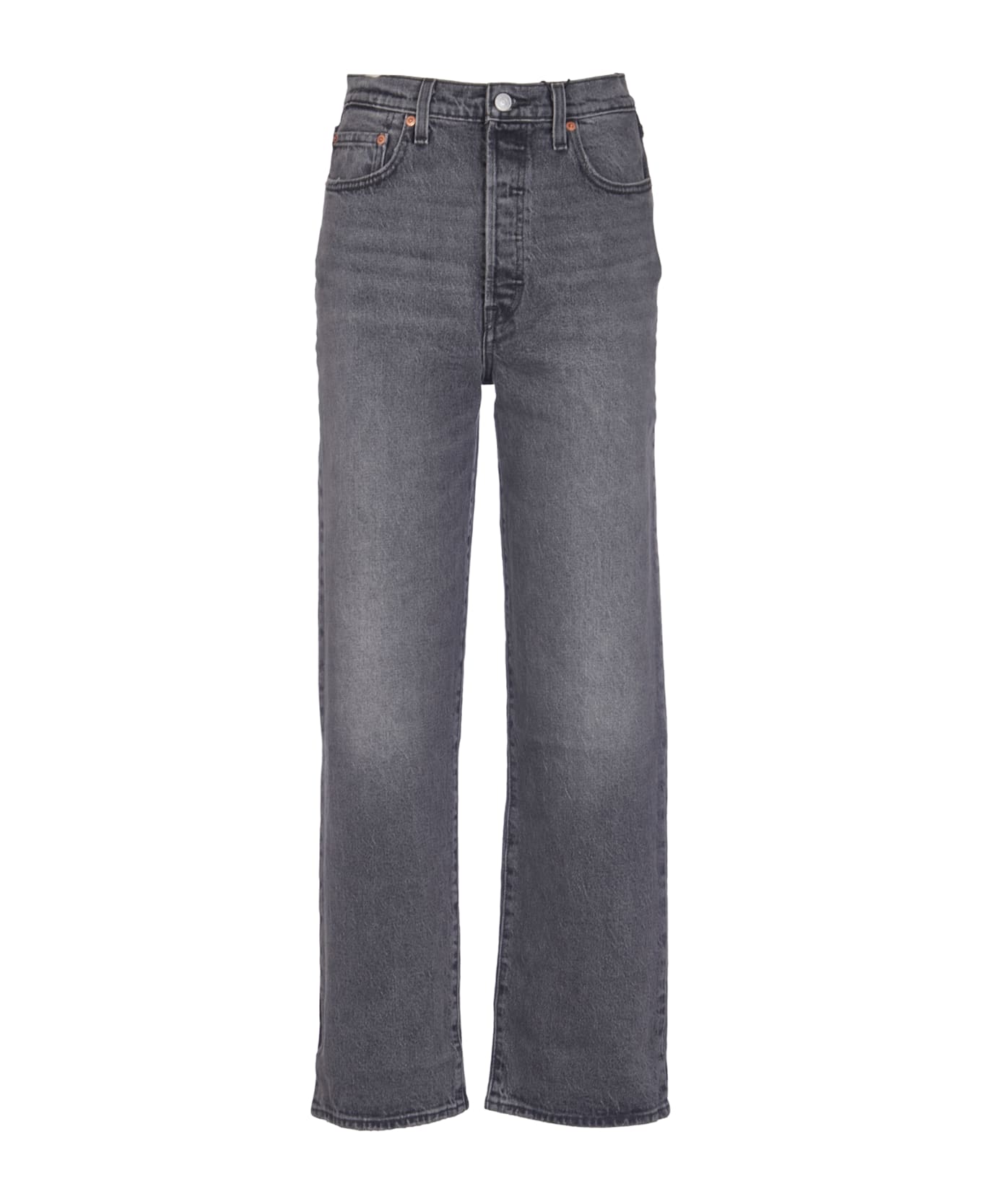 Levi's Ribcage Straight Leg Jeans - Grey