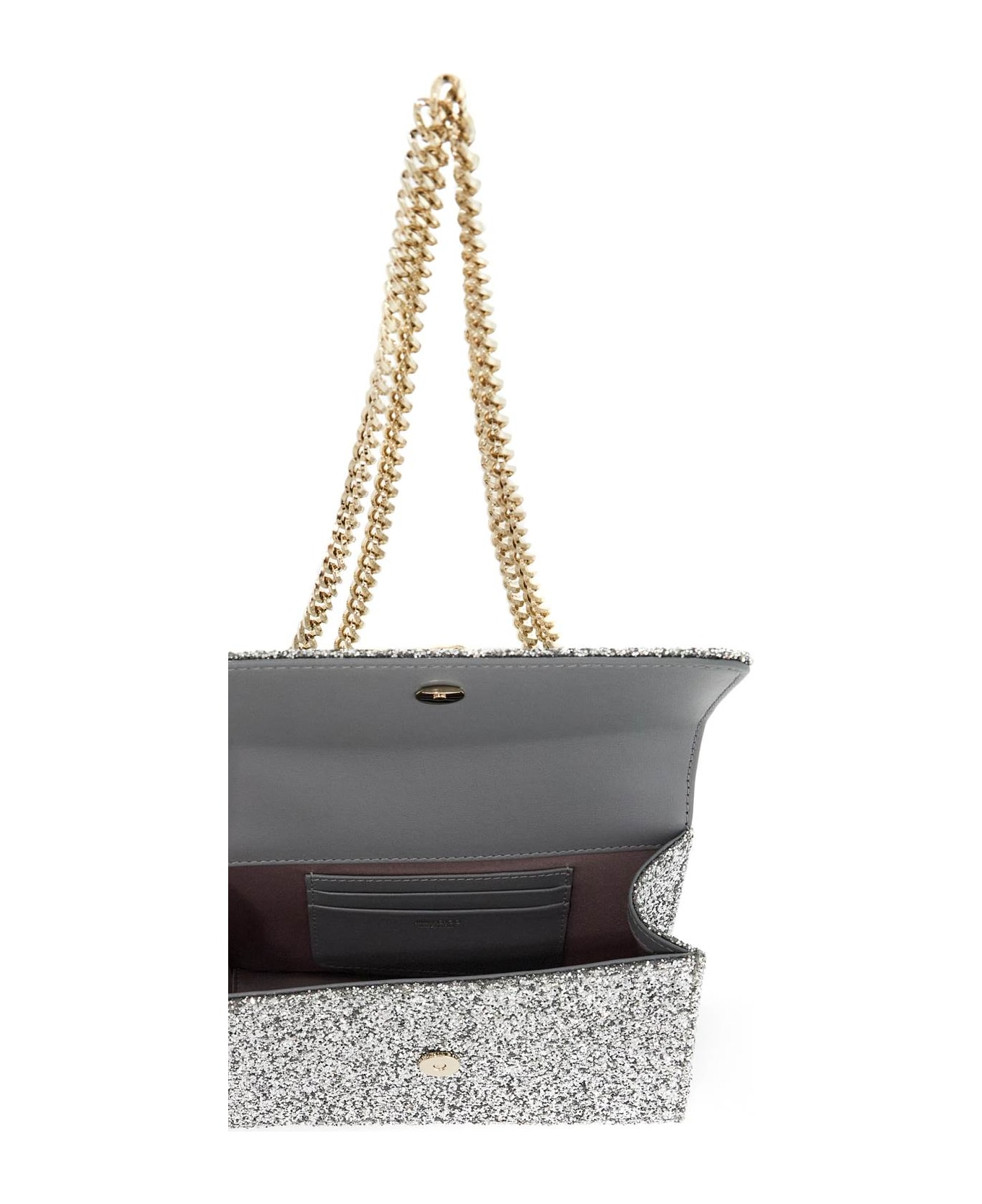 Jimmy Choo Bohemia Mini Shoulder Bag - SILVER LIGHT GOLD (Silver)