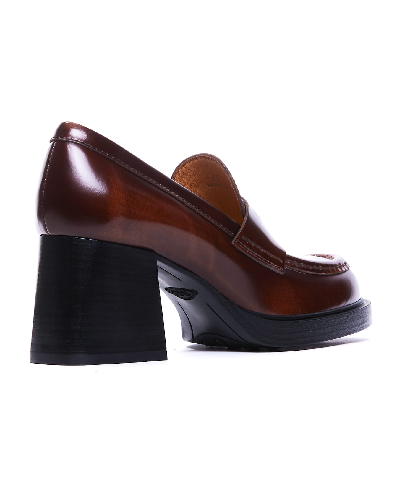Tod's Loafers With Heel - Brown ハイヒール