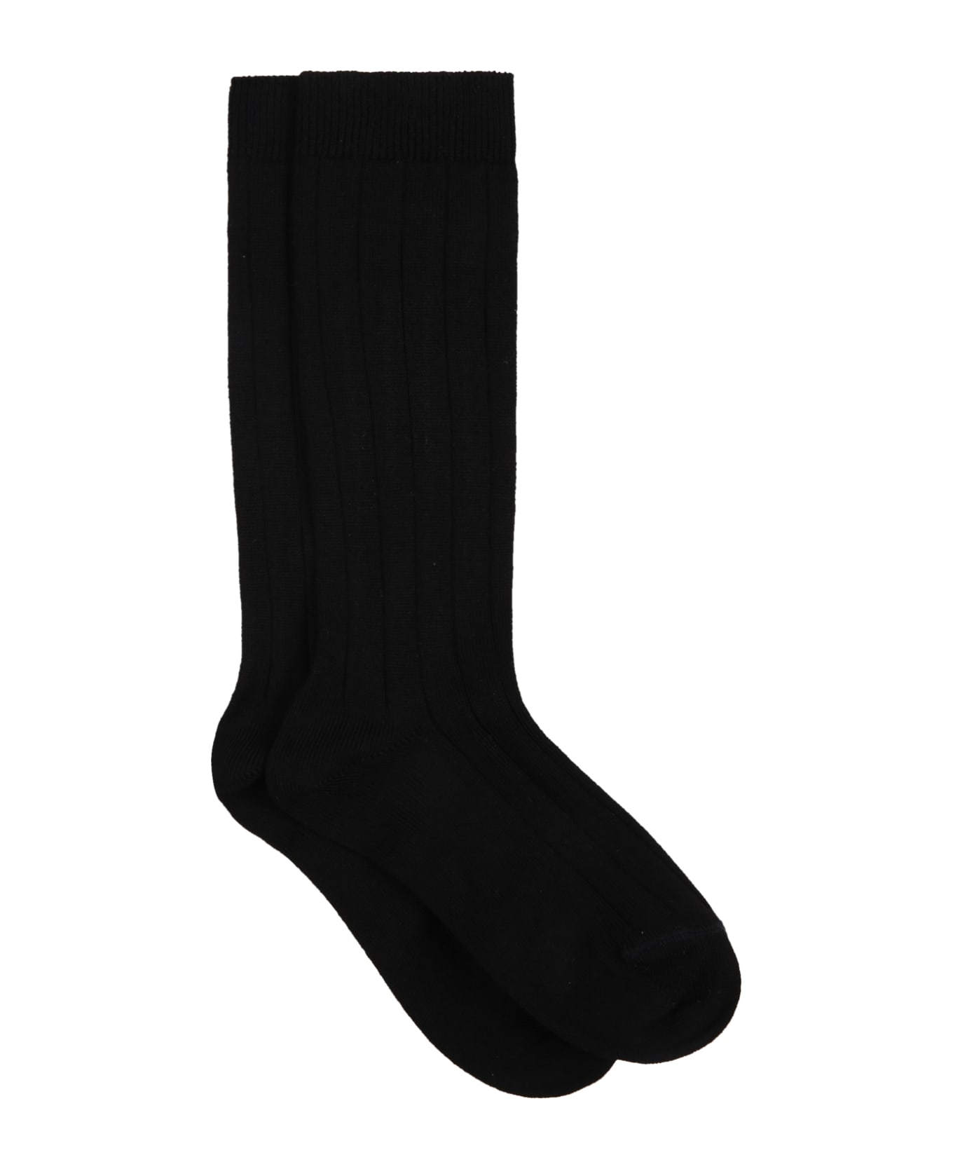 Story Loris Black Socks For Kids - Black アクセサリー＆ギフト