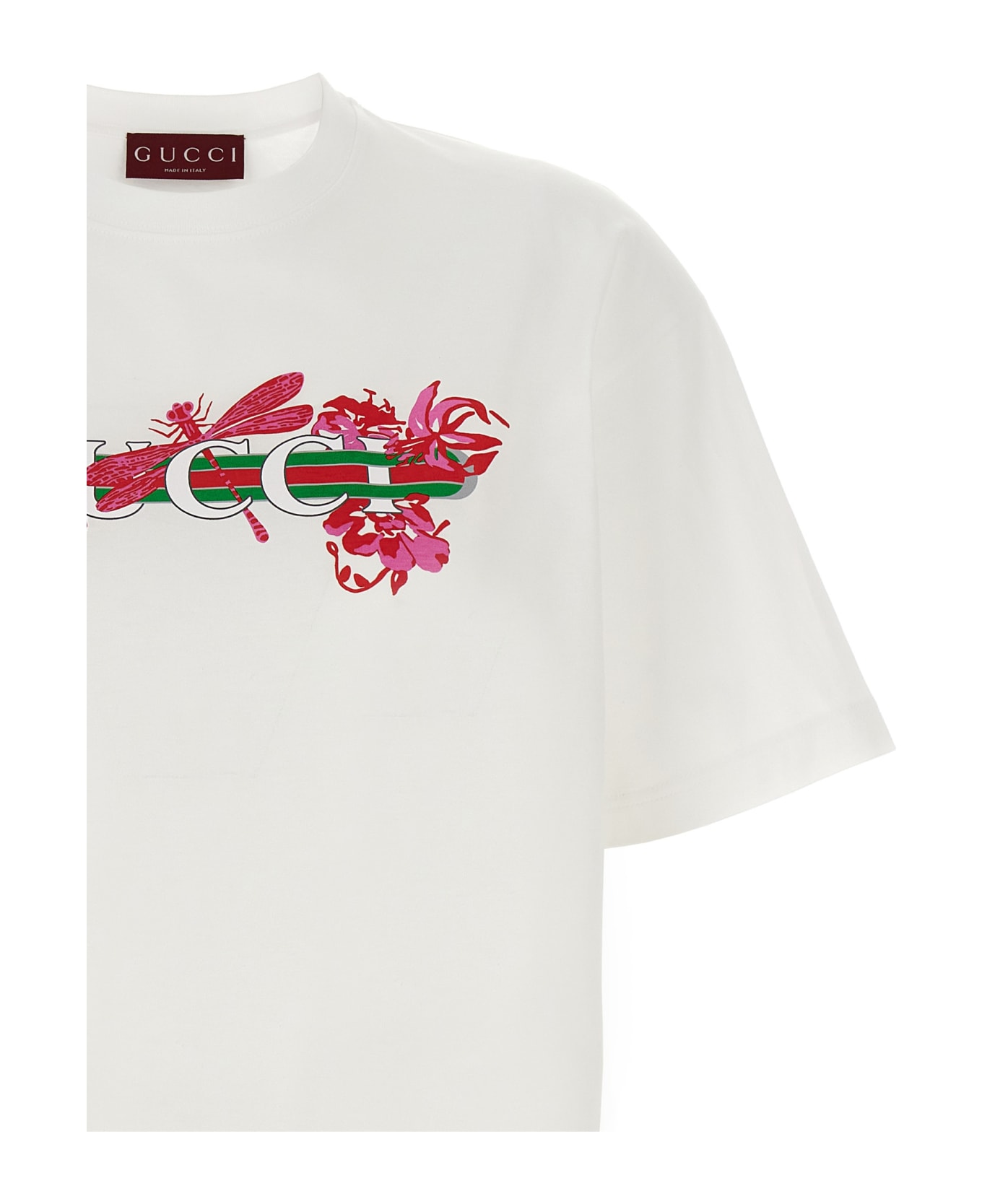 Gucci Logo Print T-shirt - White